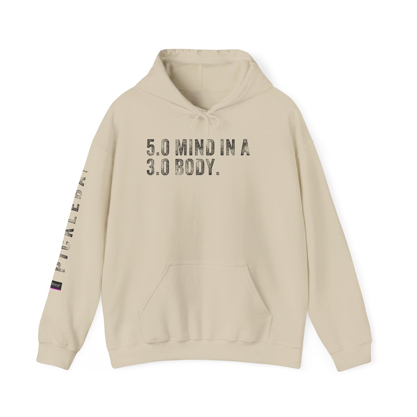 5.0 MIND IN A 3.0 BODY, Unisex Heavy Blend™ Hooded Sweatshirt
