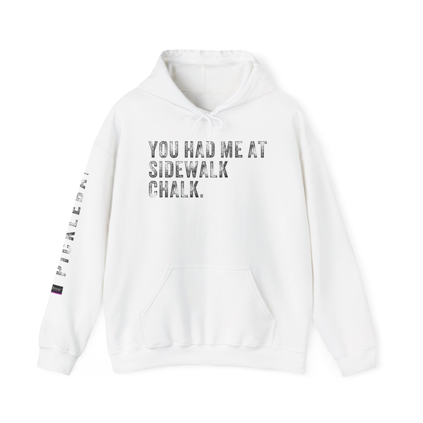 YOU HAD ME AT SIDEWALK CHALK, Unisex Heavy Blend™ Hooded Sweatshirt