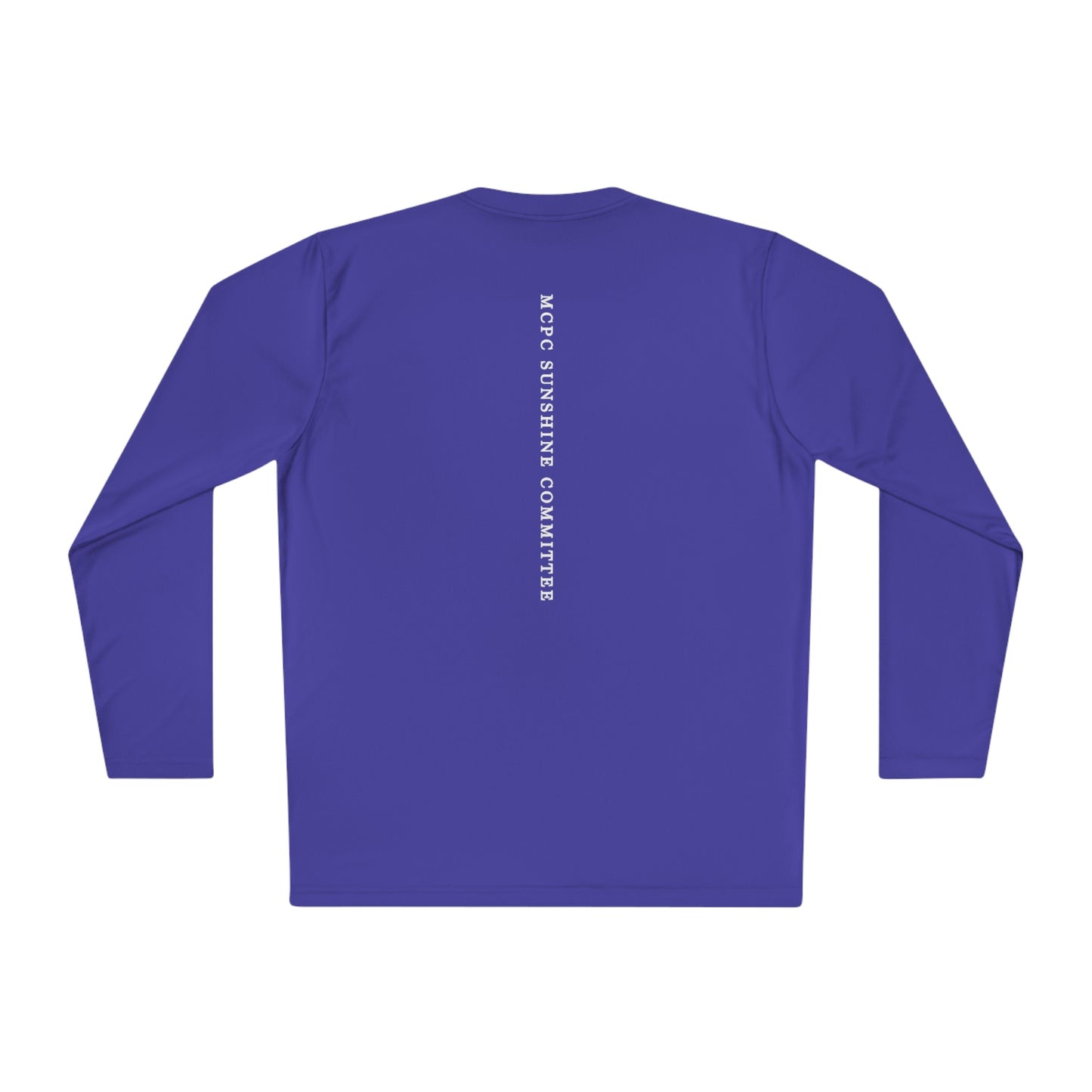 MCPC SUNSHINE COMMITTEE (2 Sided), Unisex Moisture Wicking Long Sleeve Tee