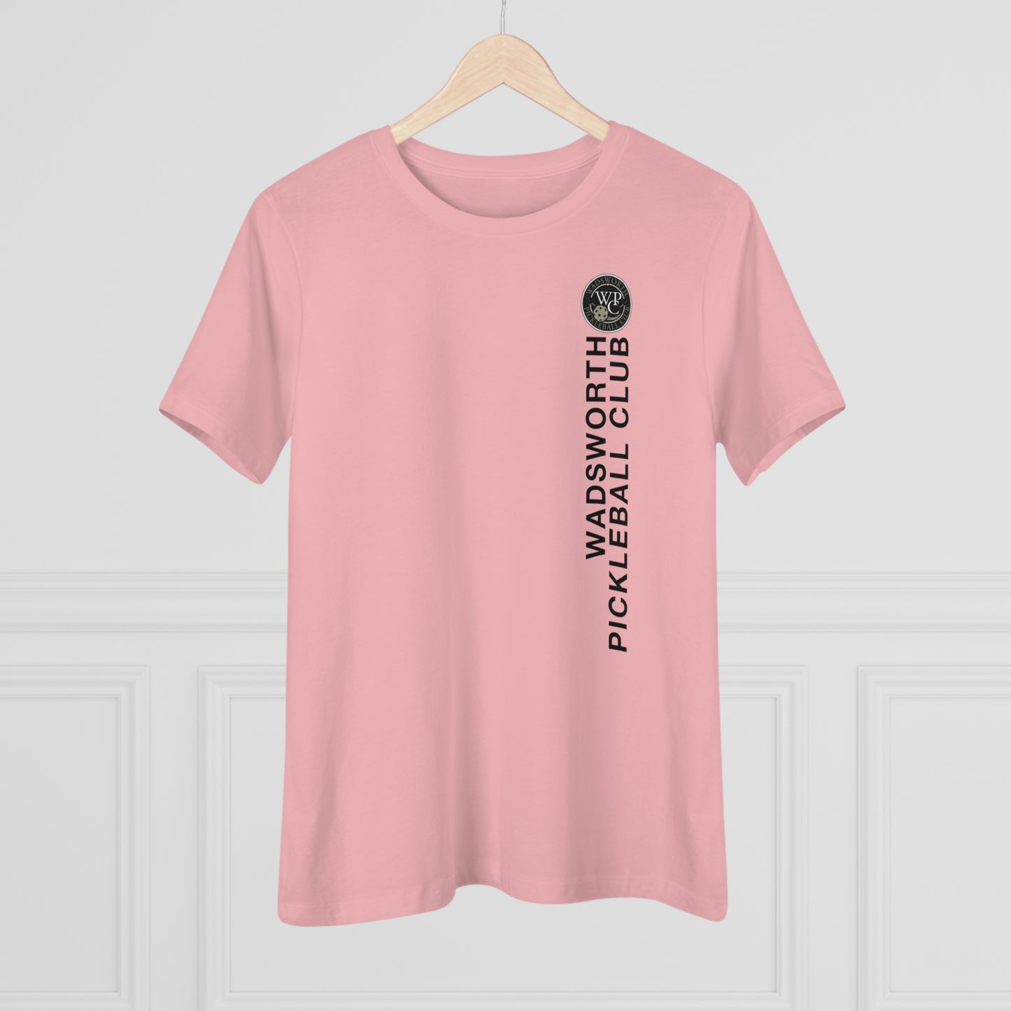WPC VERTICAL WHITE, Relaxed Fit Women's T-shirt