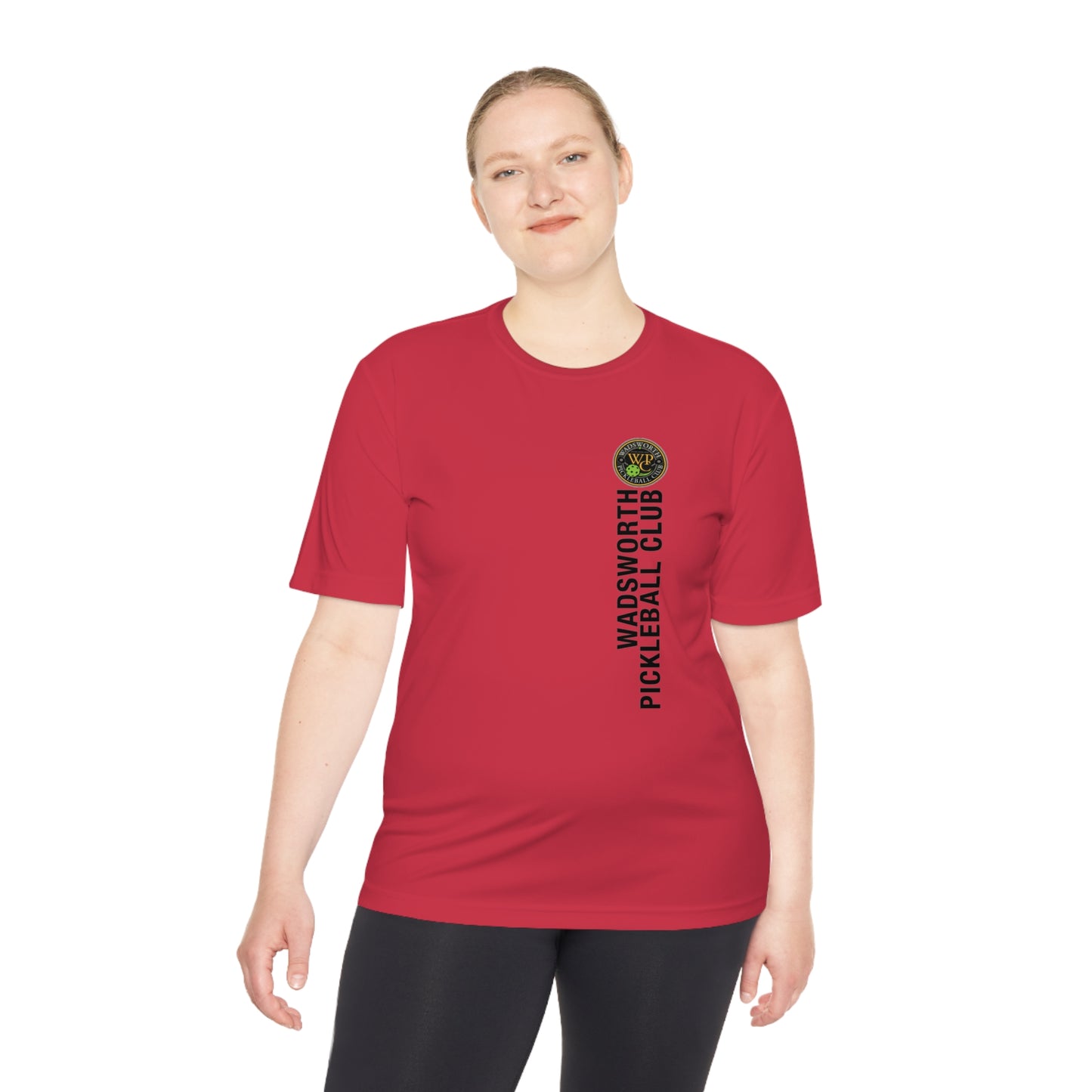 WPC COLOR VERTICAL LOGO SPORT-TEK (FRONT & LOGO BACK) - Unisex Moisture Wicking Tee