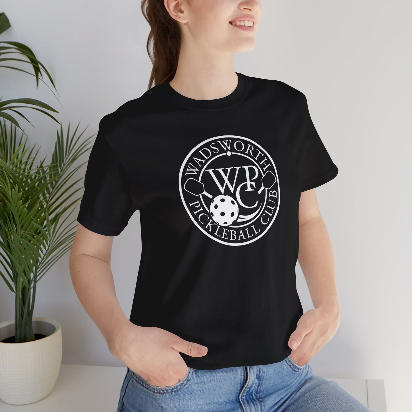 WPC White Logo- Unisex Jersey Short Sleeve Tee