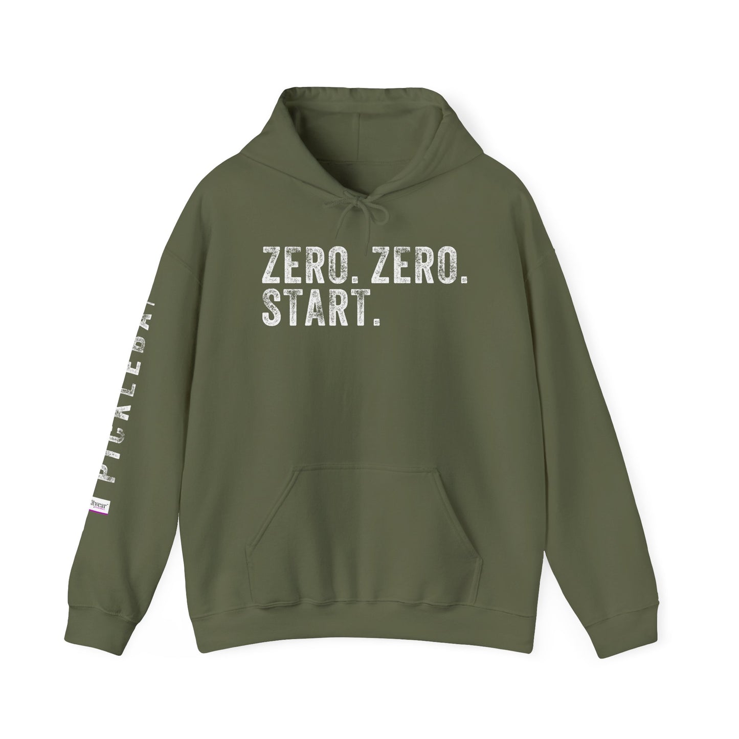 ZERO. ZERO. START. Unisex Heavy Blend™ Hooded Sweatshirt