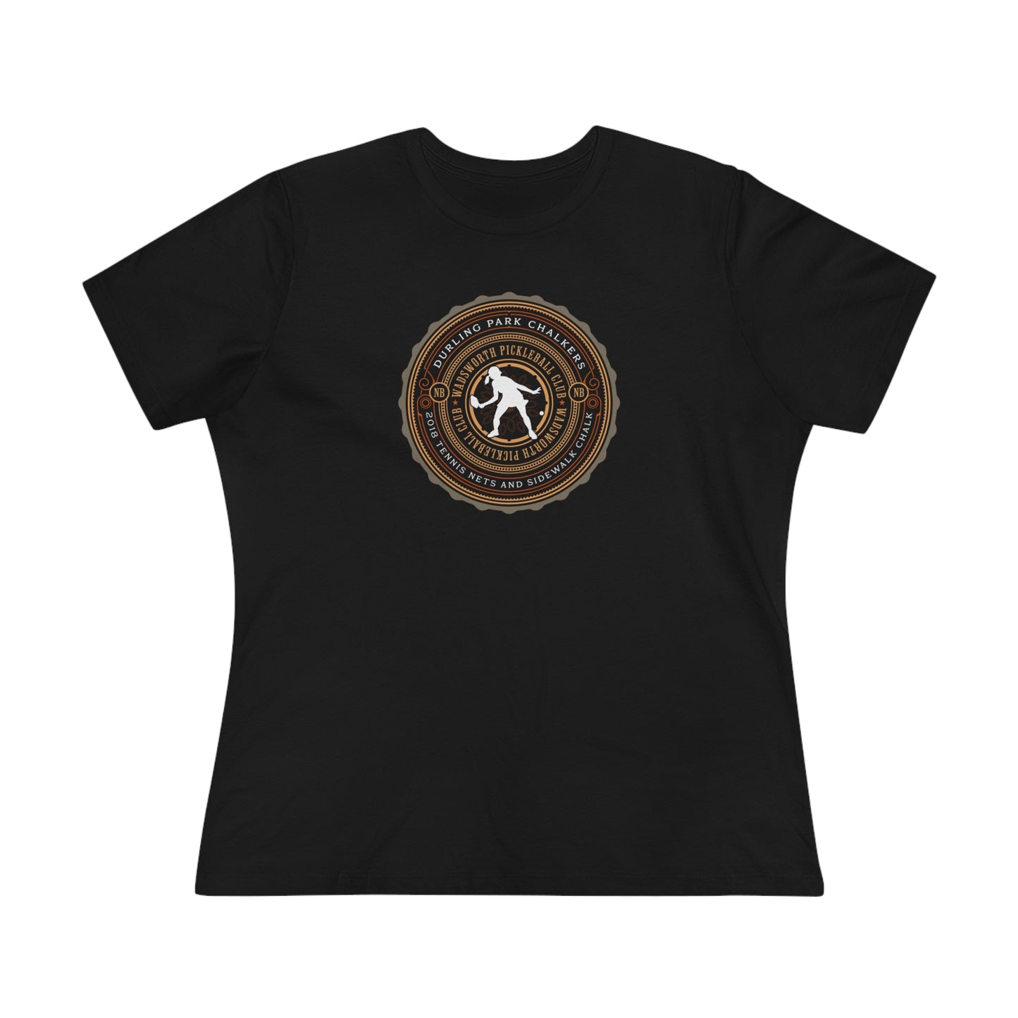 BEDILLION-DURLING PARK CHALKERS (FRONT & BACK), Women's Relaxed Fit T-shirt
