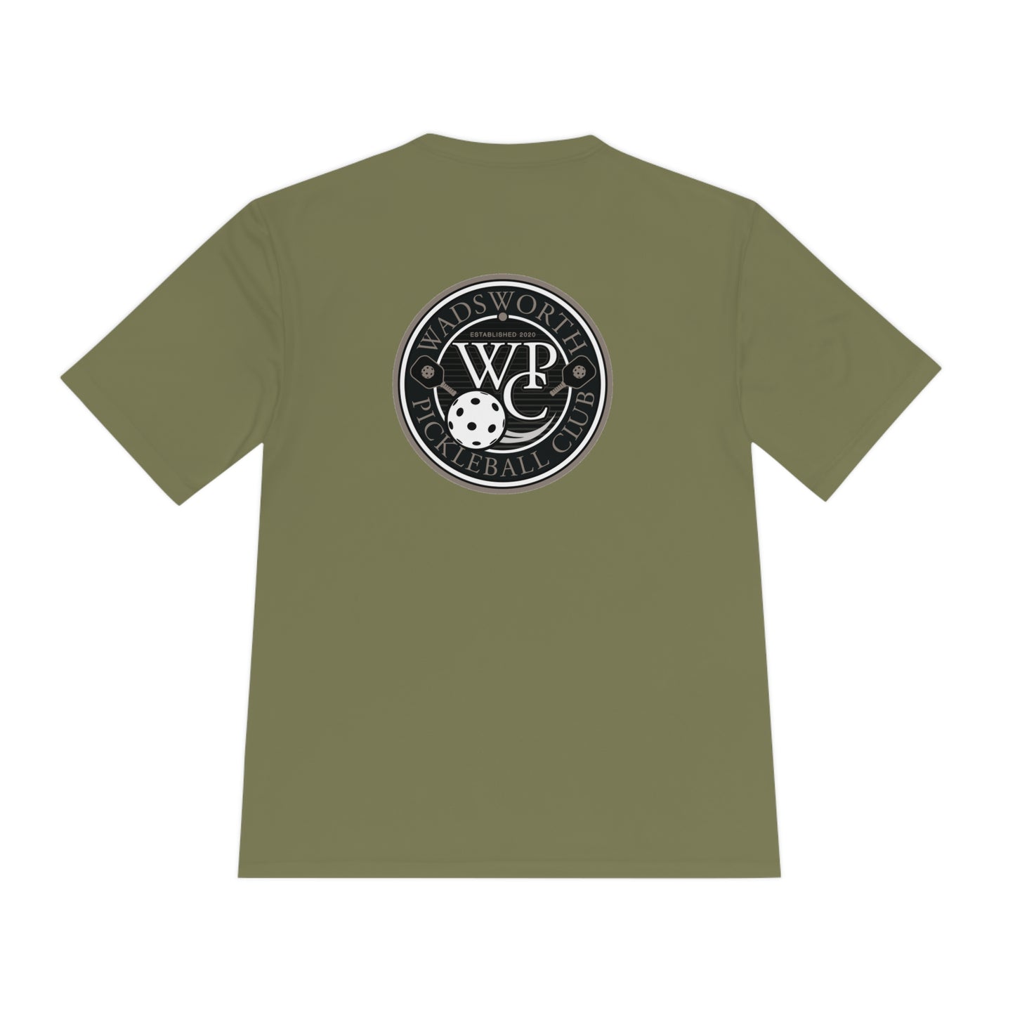 WPC GRAY POCKET LOGO SPORT-TEK (FRONT & LOGO BACK) - Unisex Moisture Wicking Tee