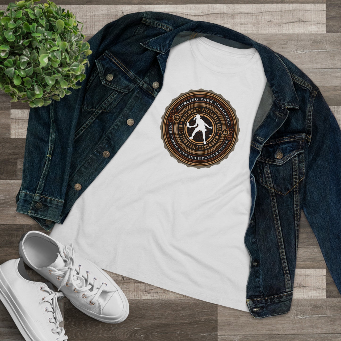 BEDILLION-DURLING PARK CHALKERS (FRONT & BACK), Women's Relaxed Fit T-shirt