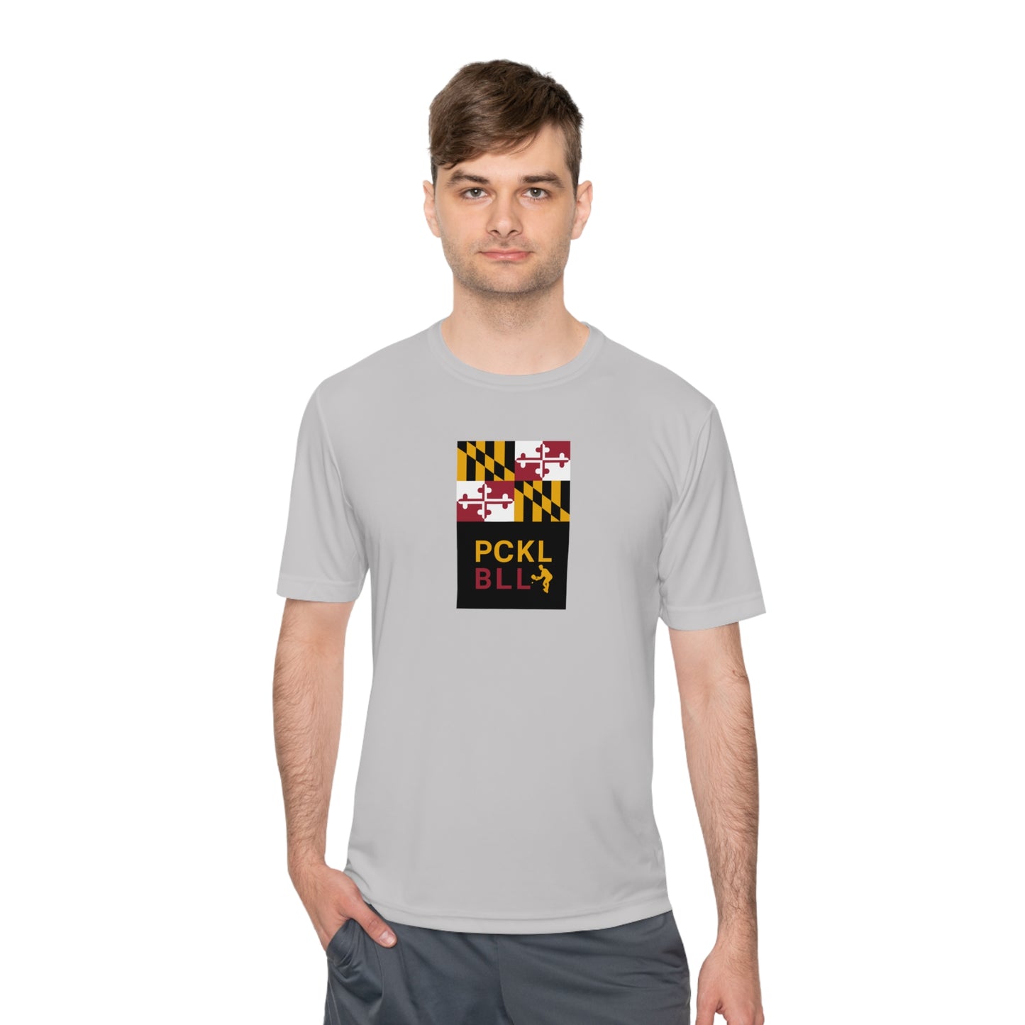 MD FLAG, PCKL-BLL MAN ATHLETE- Unisex Moisture Wicking Tee