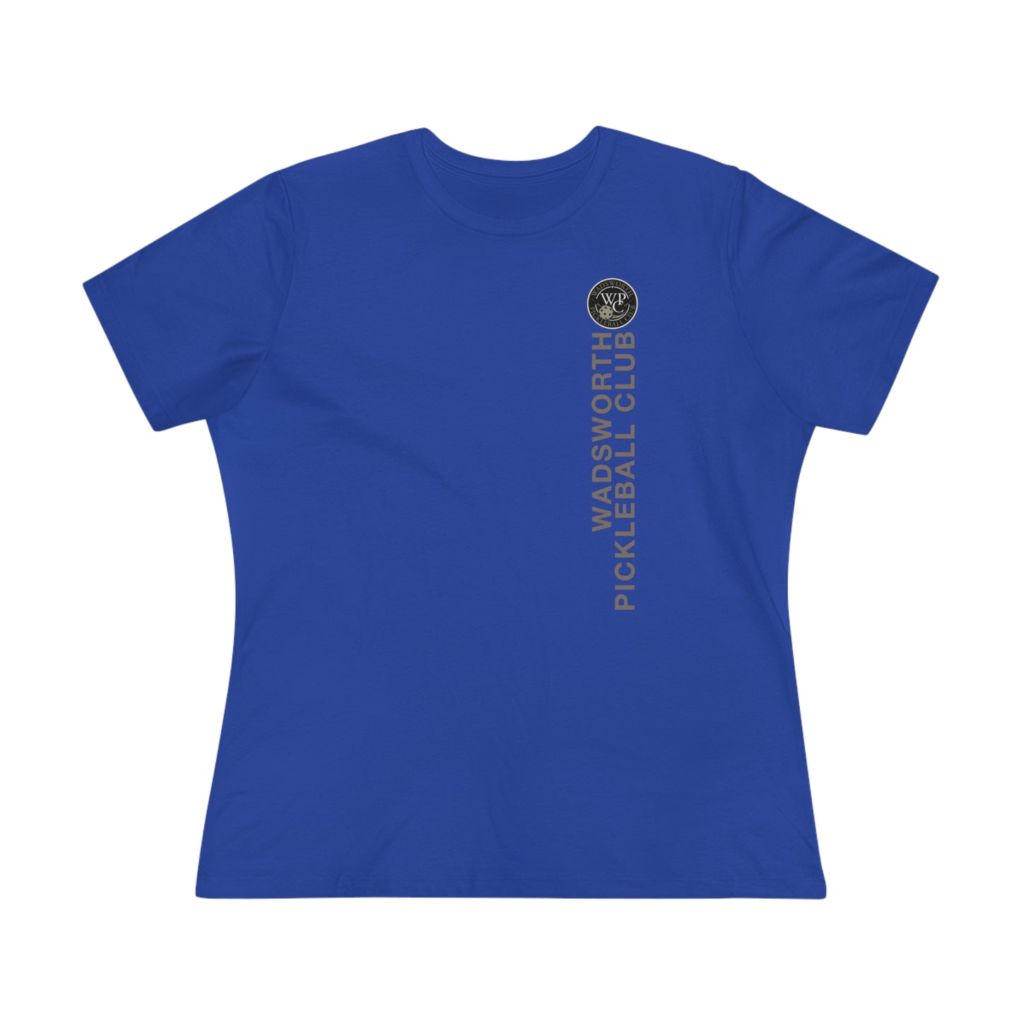 WPC VERTICAL GRAY WHITE, Relaxed Fit Women's T-shirt