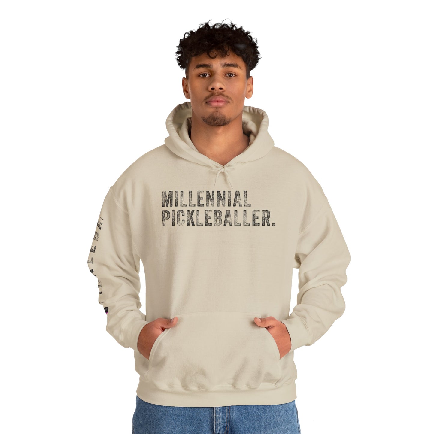 MILLENNIAL PICKLEBALLER, Unisex Heavy Blend™ Hooded Sweatshirt