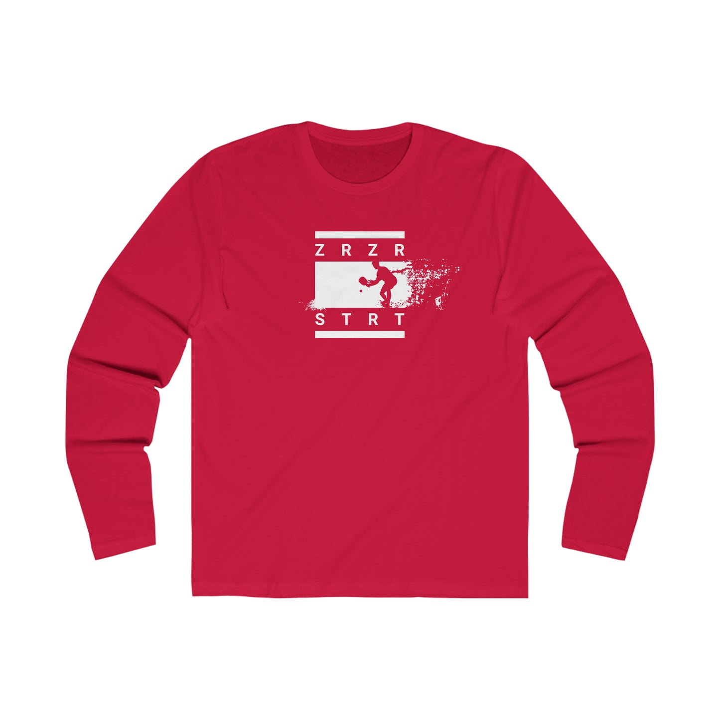 ZRZR-STRT ATHLETE, Men's Long Sleeve Crew Tee