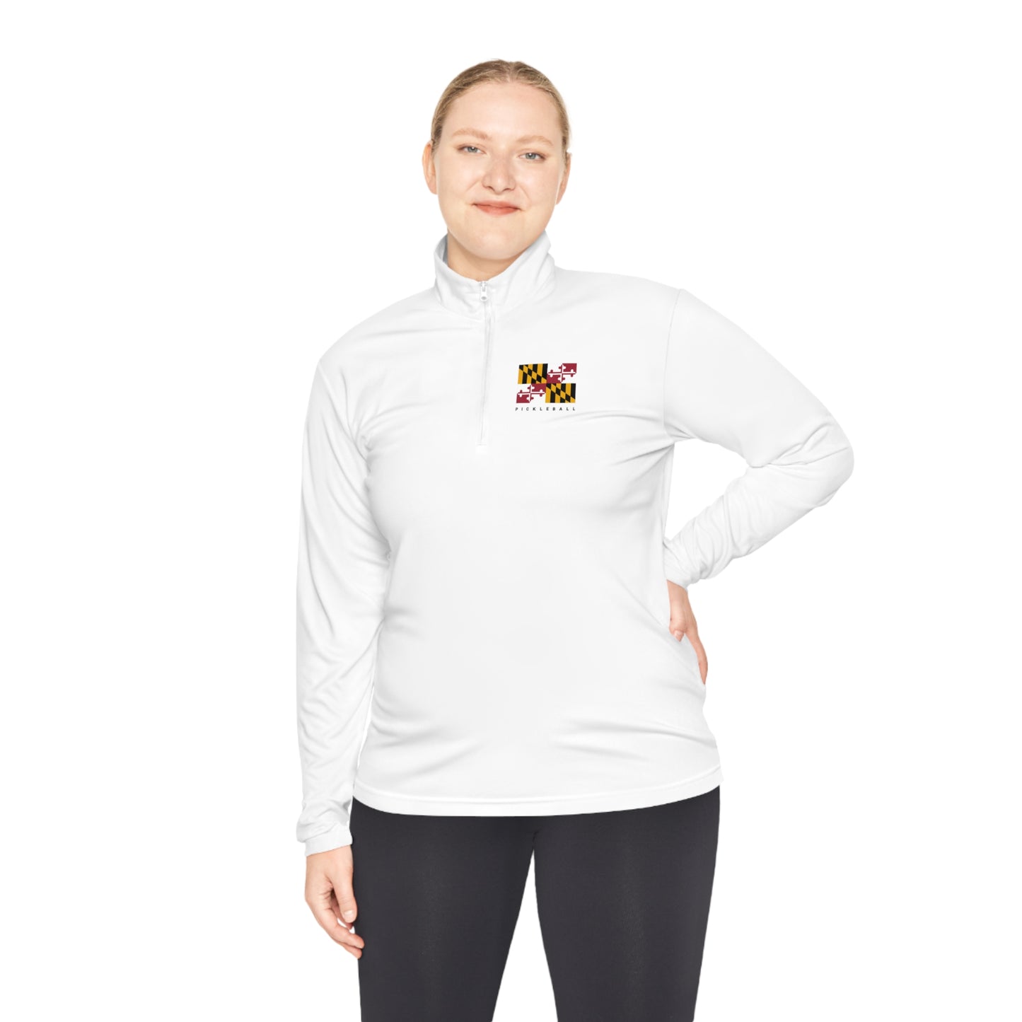 MARYLAND PICKLEBALL, SPORT-TEK, Unisex Quarter-Zip Pullover