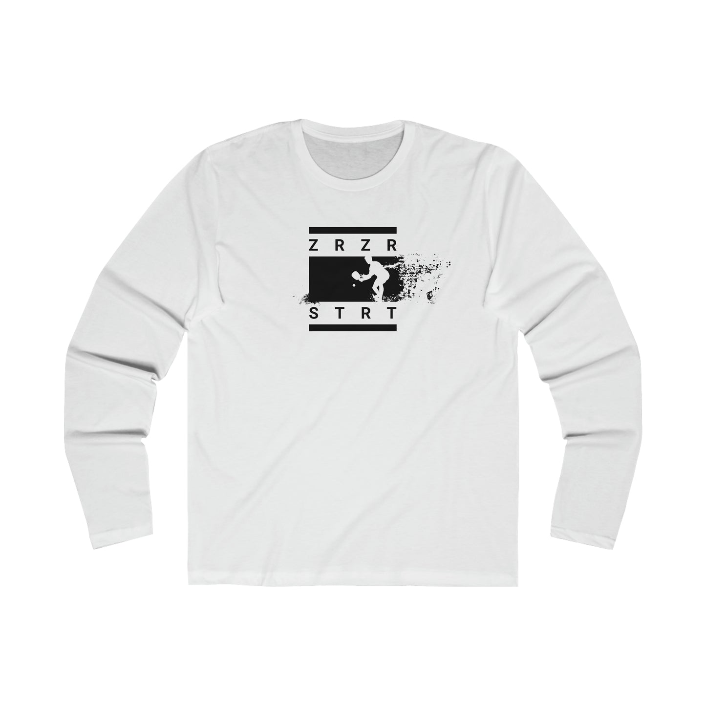 ZRZR-STRT ATHLETE, Men's Long Sleeve Crew Tee