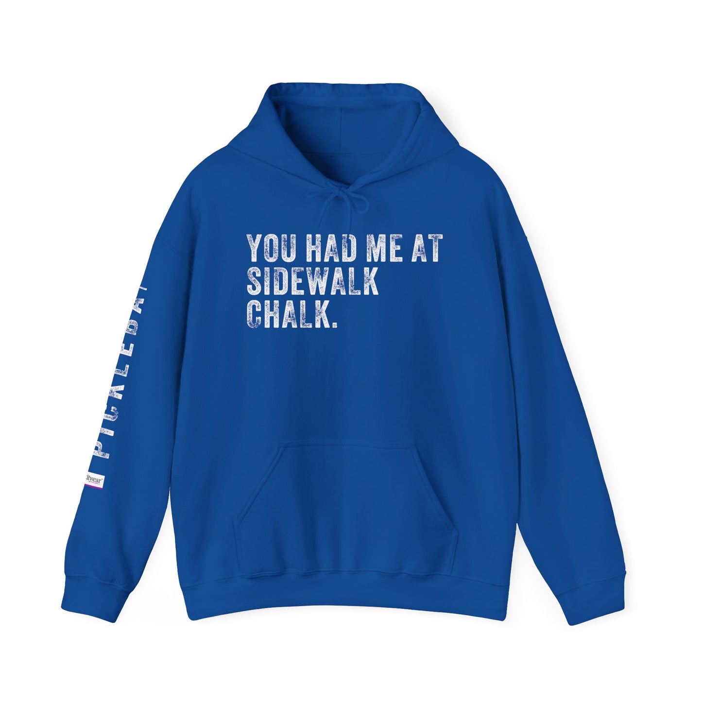 YOU HAD ME AT SIDEWALK CHALK, Unisex Heavy Blend™ Hooded Sweatshirt