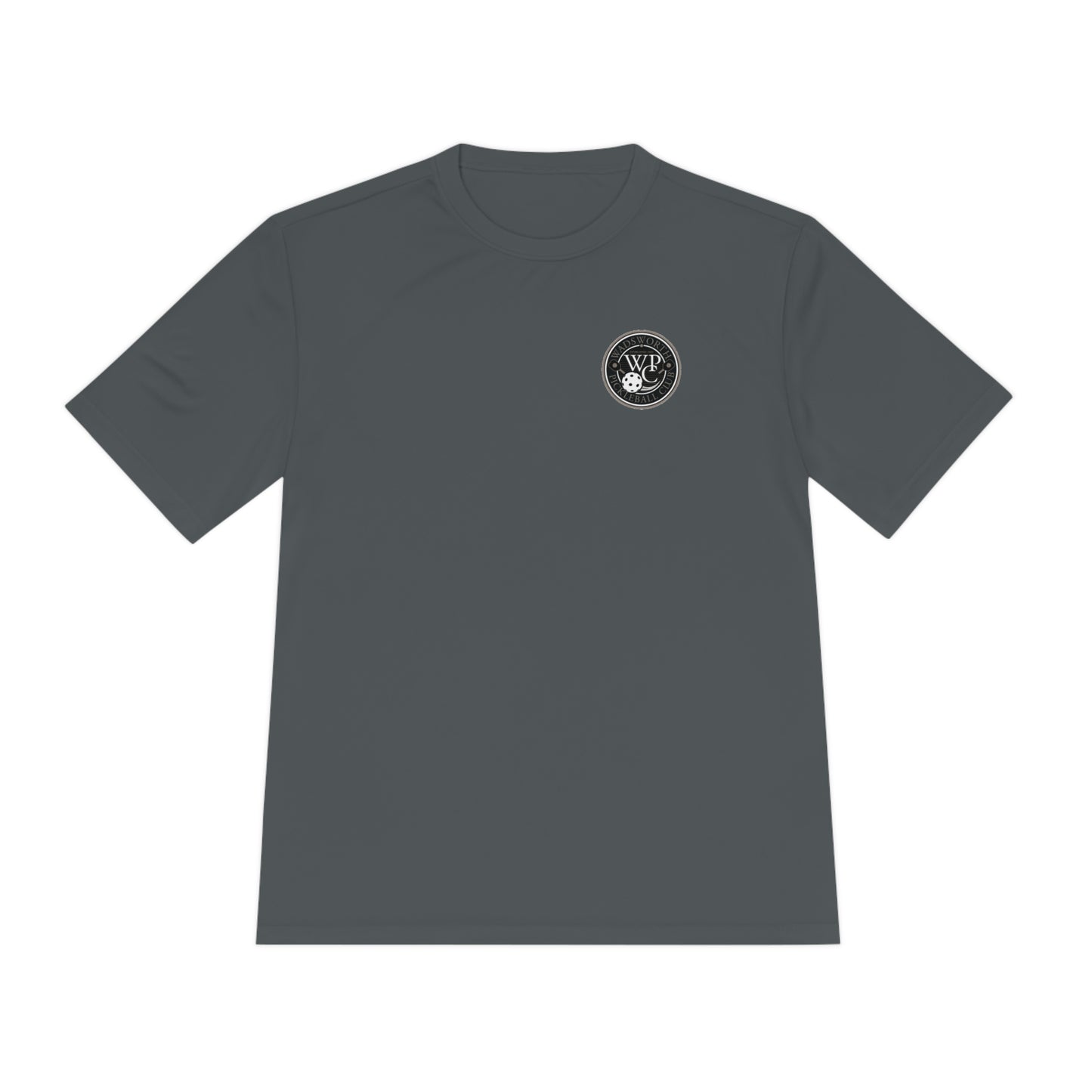 WPC GRAY POCKET LOGO SPORT-TEK (FRONT & LOGO BACK) - Unisex Moisture Wicking Tee