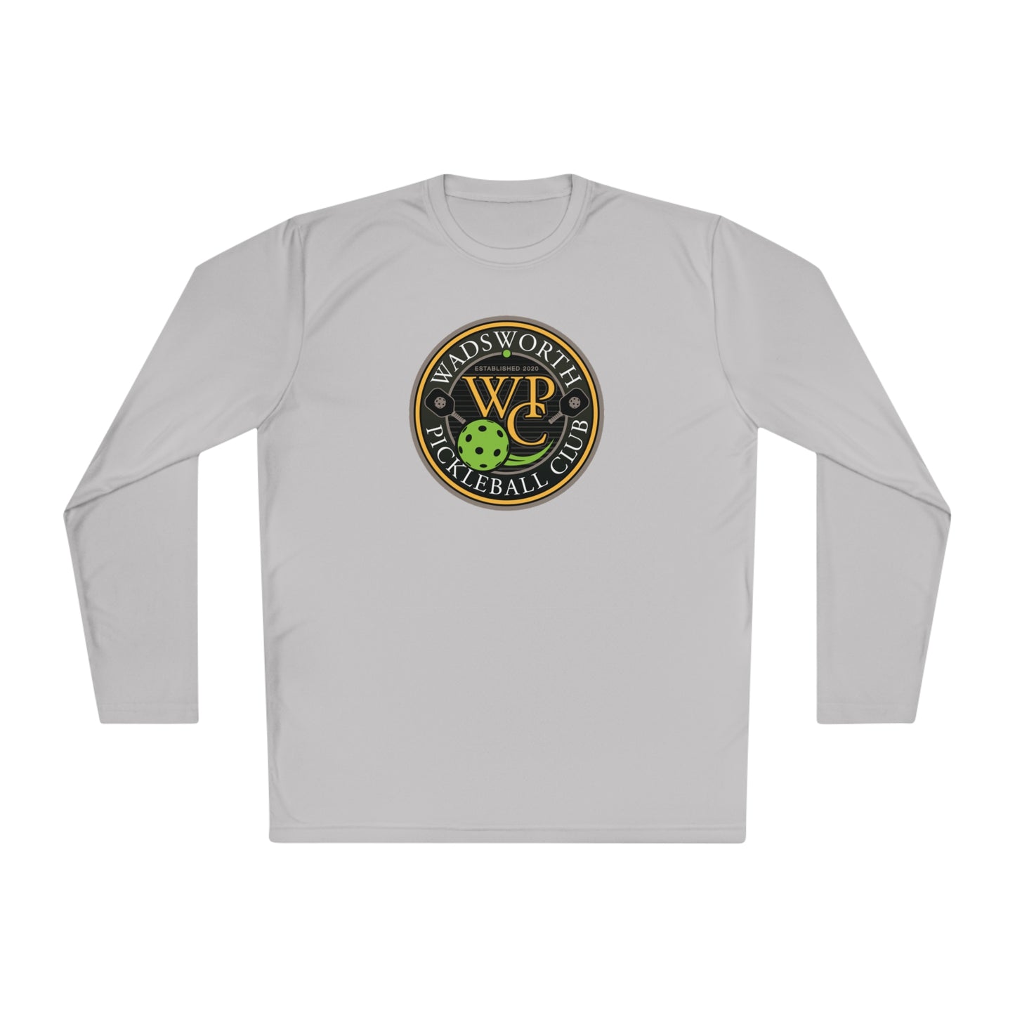 WPC COLOR LOGO SPORT-TEK (FRONT & PICKLEBALL BACK) - Unisex Lightweight Long Sleeve Tee
