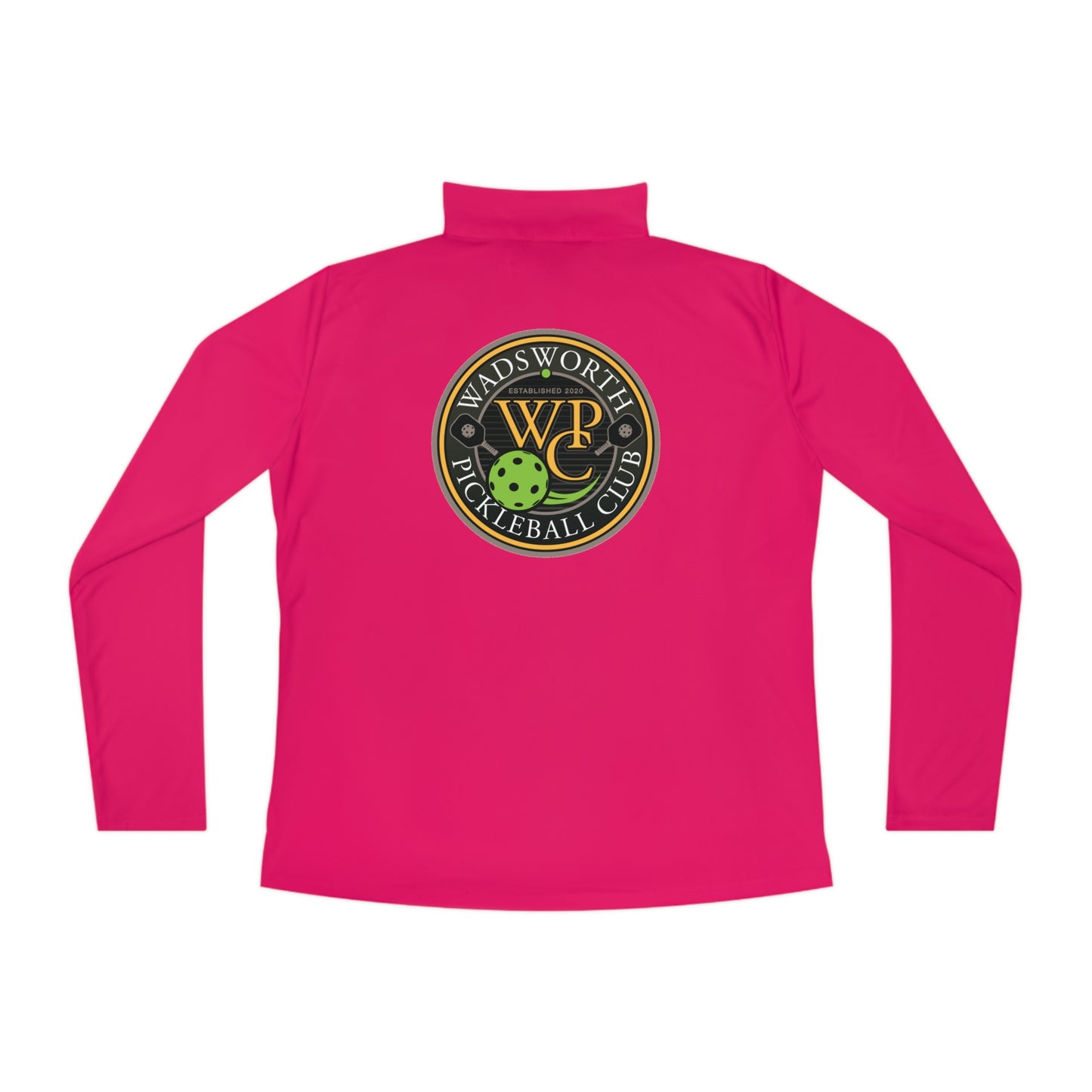 WPC CIRCULAR COLOR LOGOS LADIES SPORT-TEK (FRONT & BACK) - Ladies Quarter-Zip Pullover