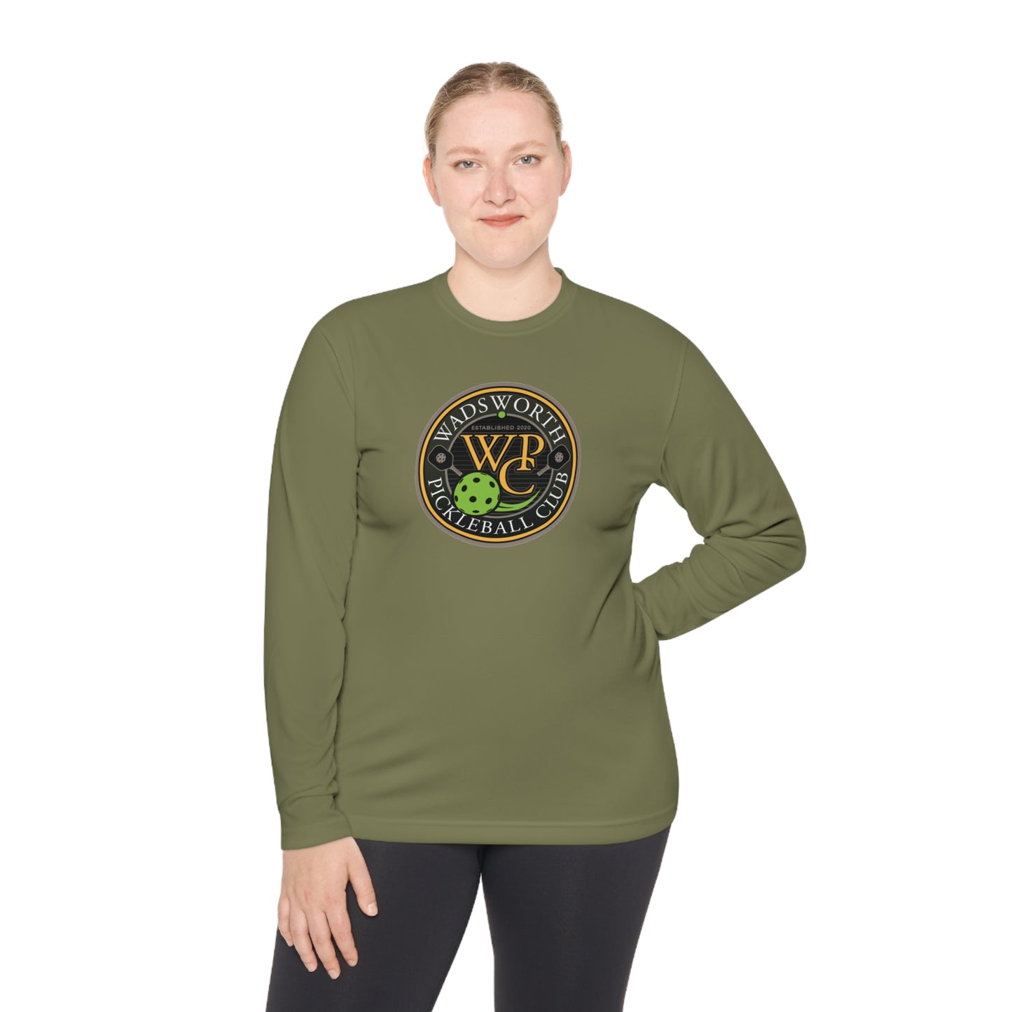 WPC COLOR LOGO SPORT-TEK (FRONT & PICKLEBALL BACK) - Unisex Lightweight Long Sleeve Tee