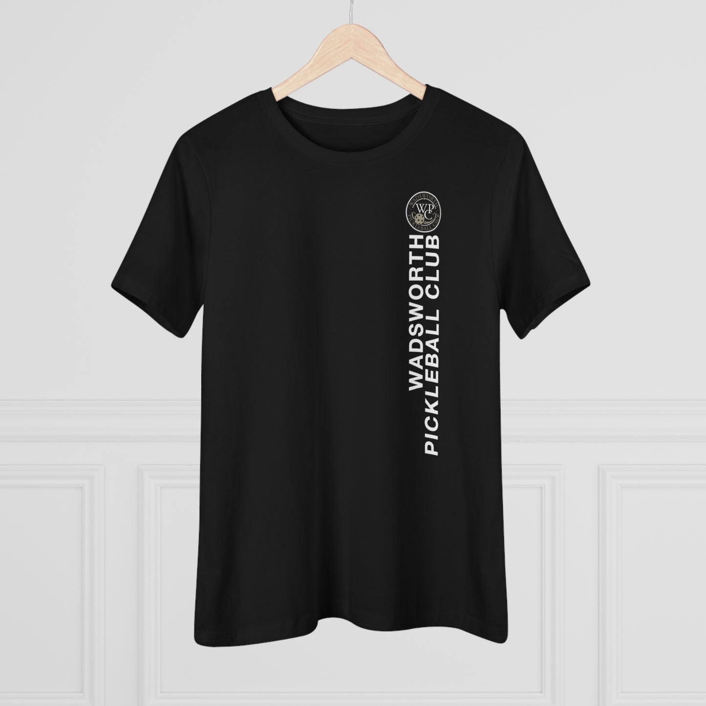 WPC VERTICAL WHITE, Relaxed Fit Women's T-shirt