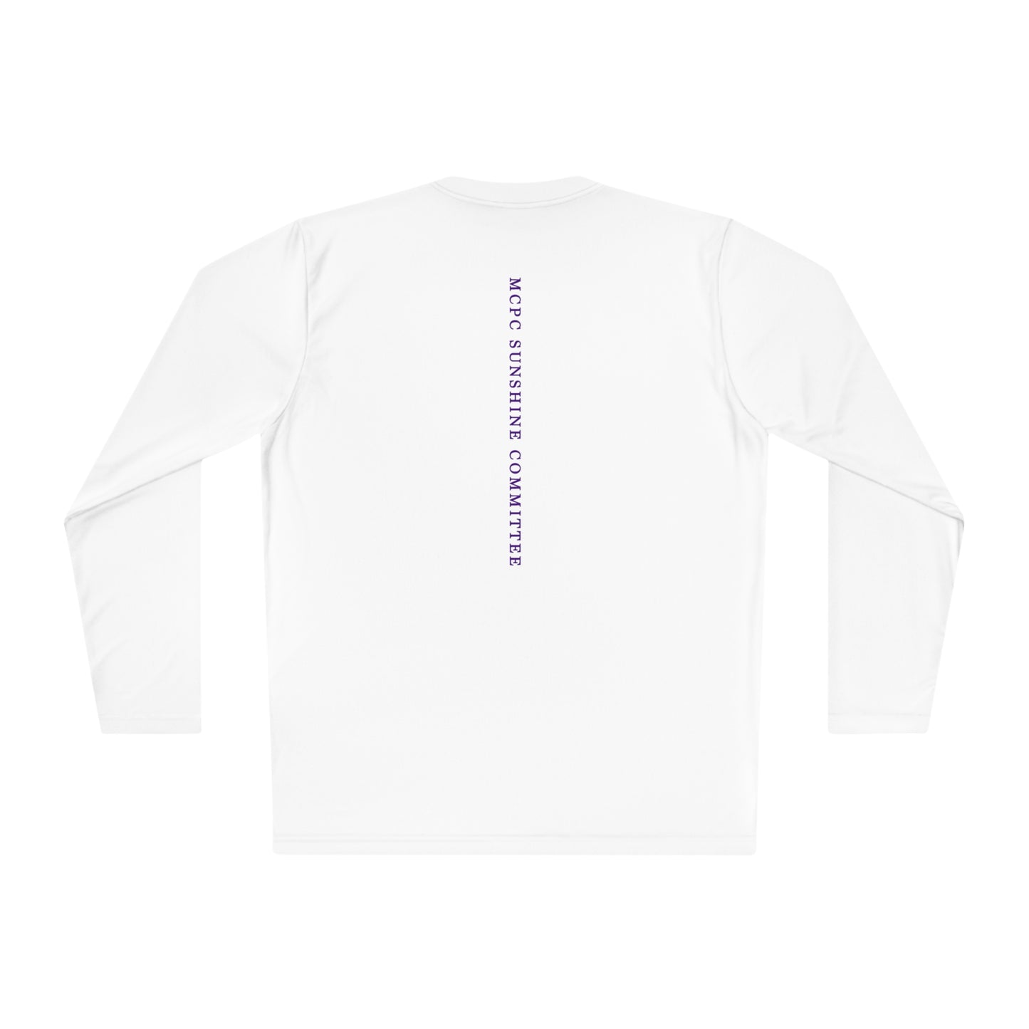 MCPC SUNSHINE COMMITTEE (2 Sided), Unisex Moisture Wicking Long Sleeve Tee