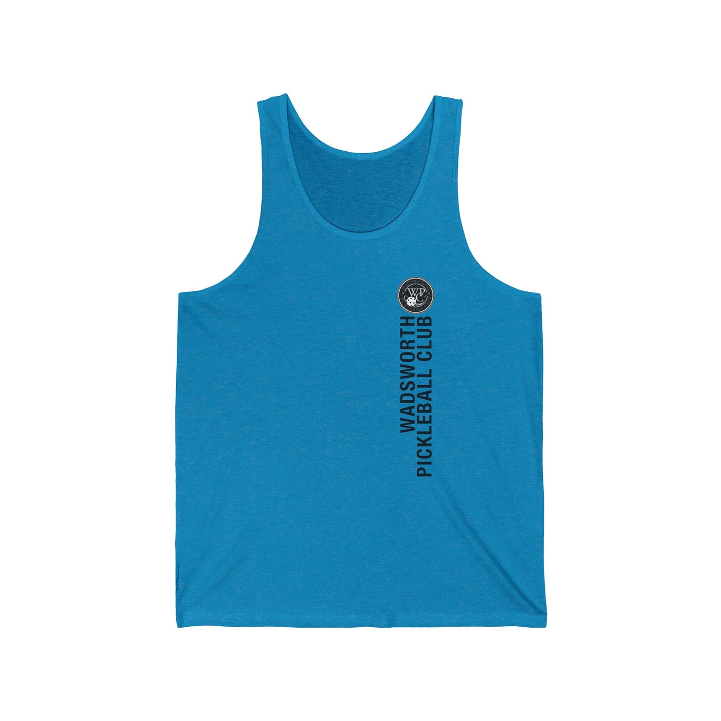 WPC GRAY VERTICAL LOGO (FRONT & PICKLEBALL BACK) - Unisex Jersey Tank