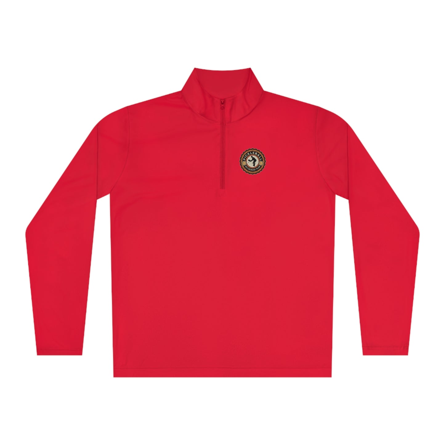 RETIREMENT PLAN, MALE ATHLETE, SPORT-TEK: Unisex Quarter-zip Pullover