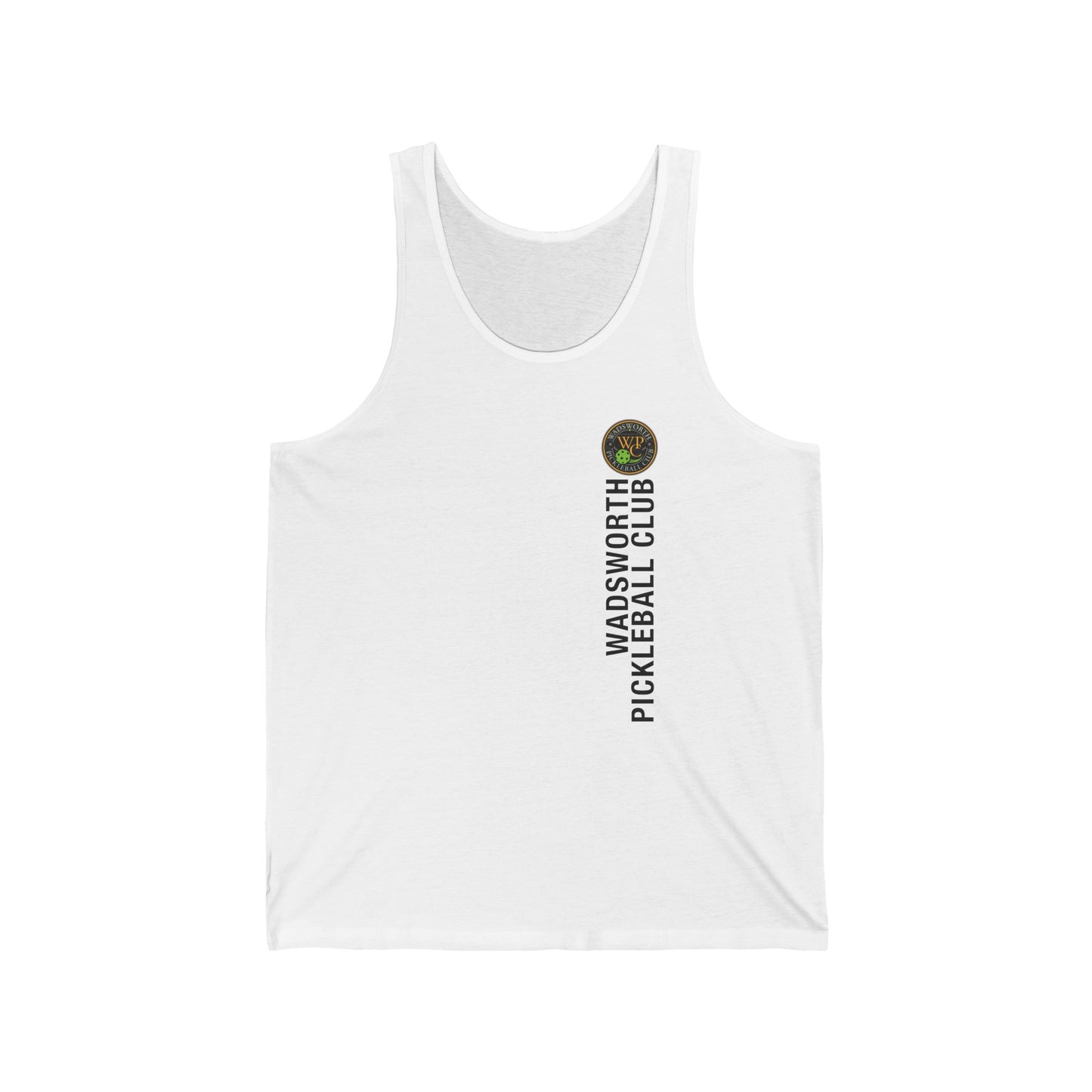 WPC COLOR VERTICAL LOGO (FRONT & PICKLEBALL BACK) - Unisex Jersey Tank
