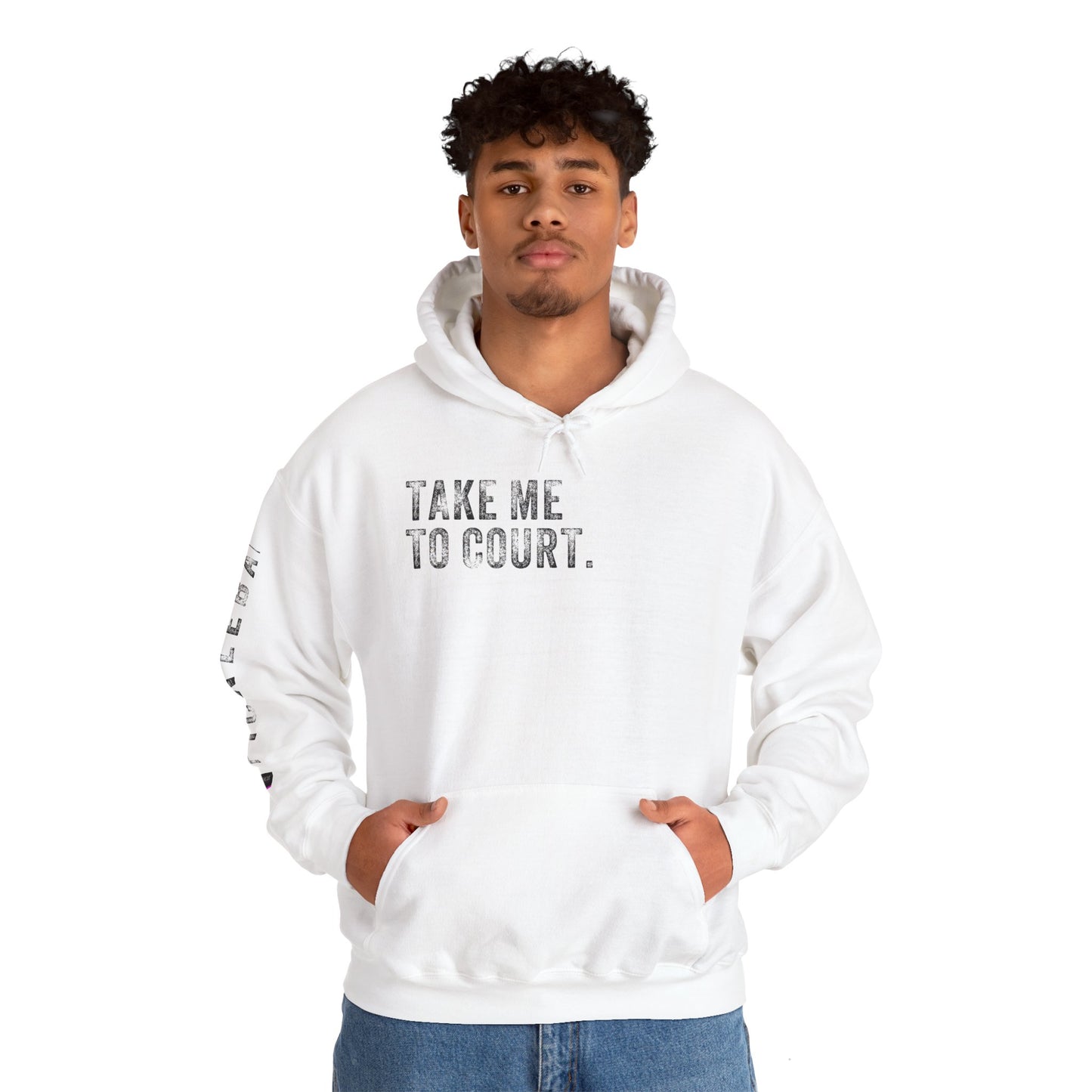 TAKE ME TO COURT, Unisex Heavy Blend™ Hooded Sweatshirt