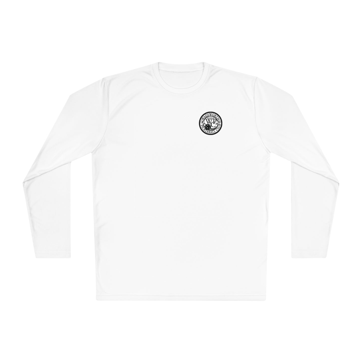 WPC WHITE-BLACK LOGOS SPORT-TEK (FRONT & BACK) - Unisex Lightweight Long Sleeve Tee