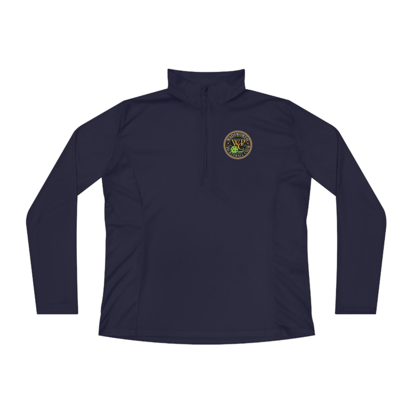 WPC CIRCULAR COLOR LOGOS LADIES SPORT-TEK (FRONT & BACK) - Ladies Quarter-Zip Pullover