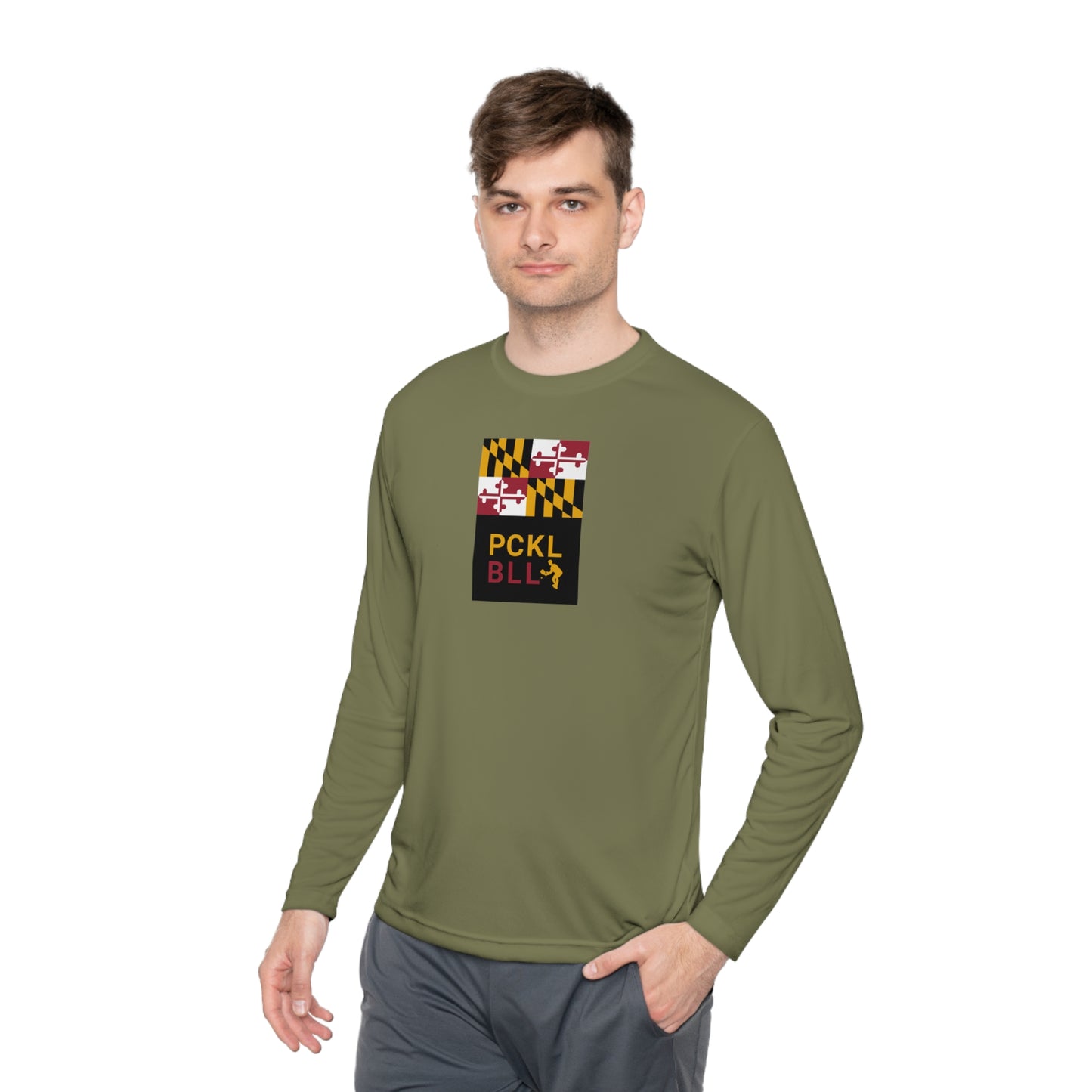 MD FLAG, PCKL-BLL MAN ATHLETE-Unisex Lightweight Long Sleeve Tee