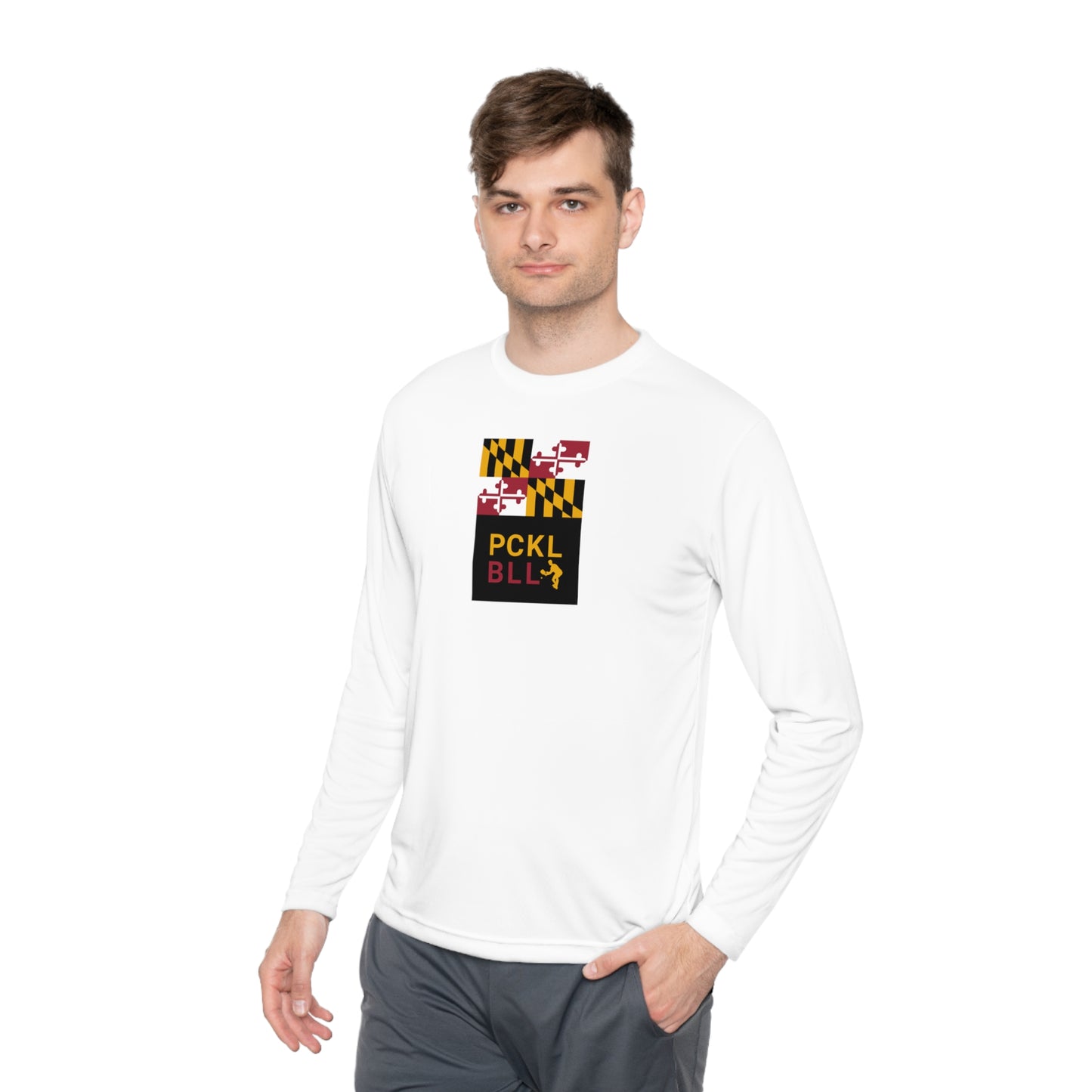MD FLAG, PCKL-BLL MAN ATHLETE-Unisex Lightweight Long Sleeve Tee