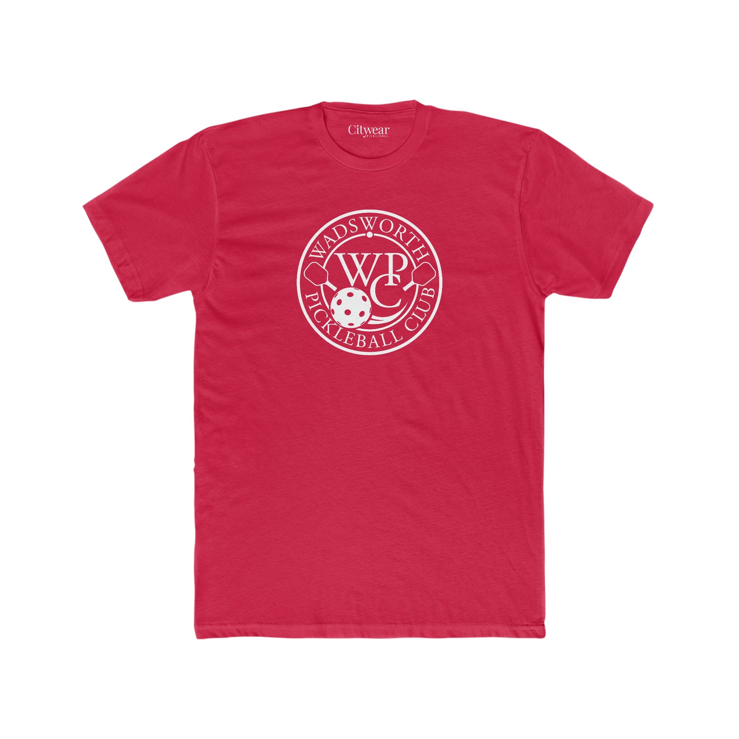 WPC White Logo- Men's Cotton Crew Tee