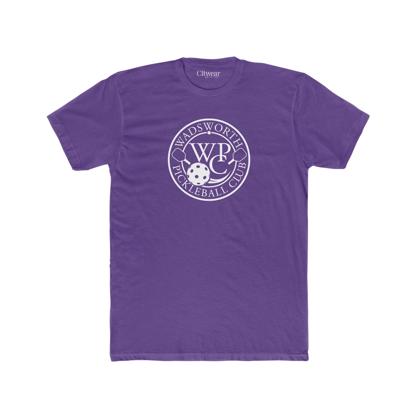 WPC White Logo- Men's Cotton Crew Tee