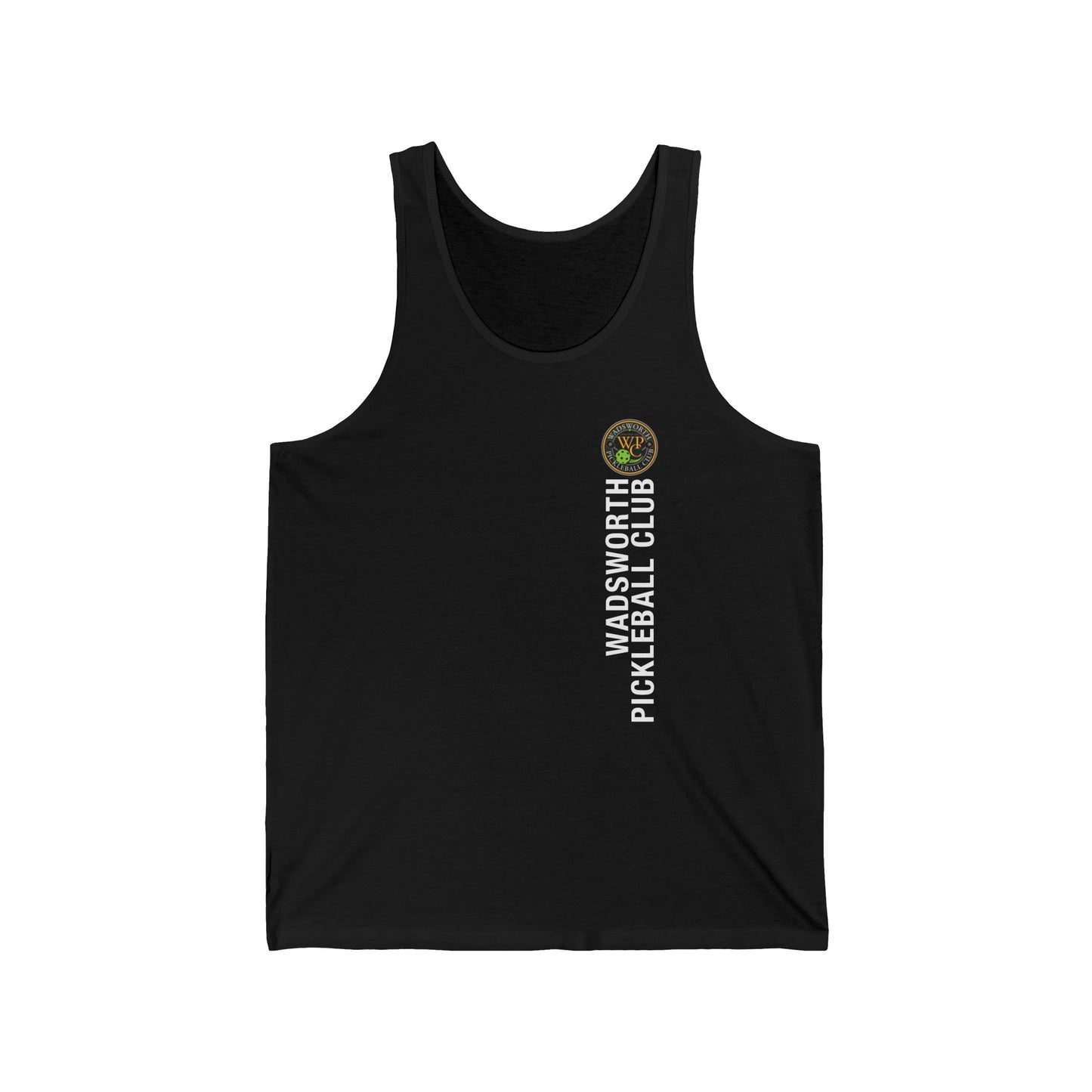 WPC COLOR VERTICAL LOGO (FRONT & PICKLEBALL BACK) - Unisex Jersey Tank