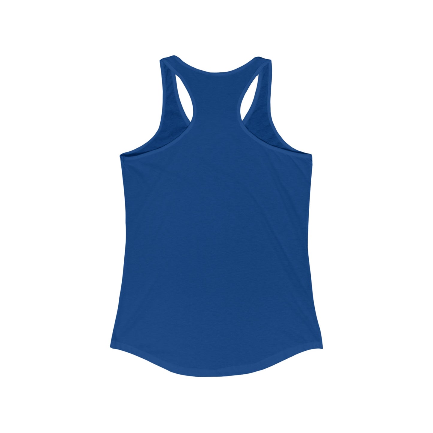WPC GRAY VERTICAL LOGO (FRONT ONLY) Women's Ideal Racerback Tank
