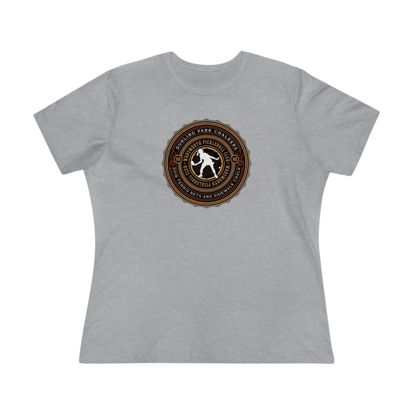 BEDILLION-DURLING PARK CHALKERS (FRONT & BACK), Women's Relaxed Fit T-shirt