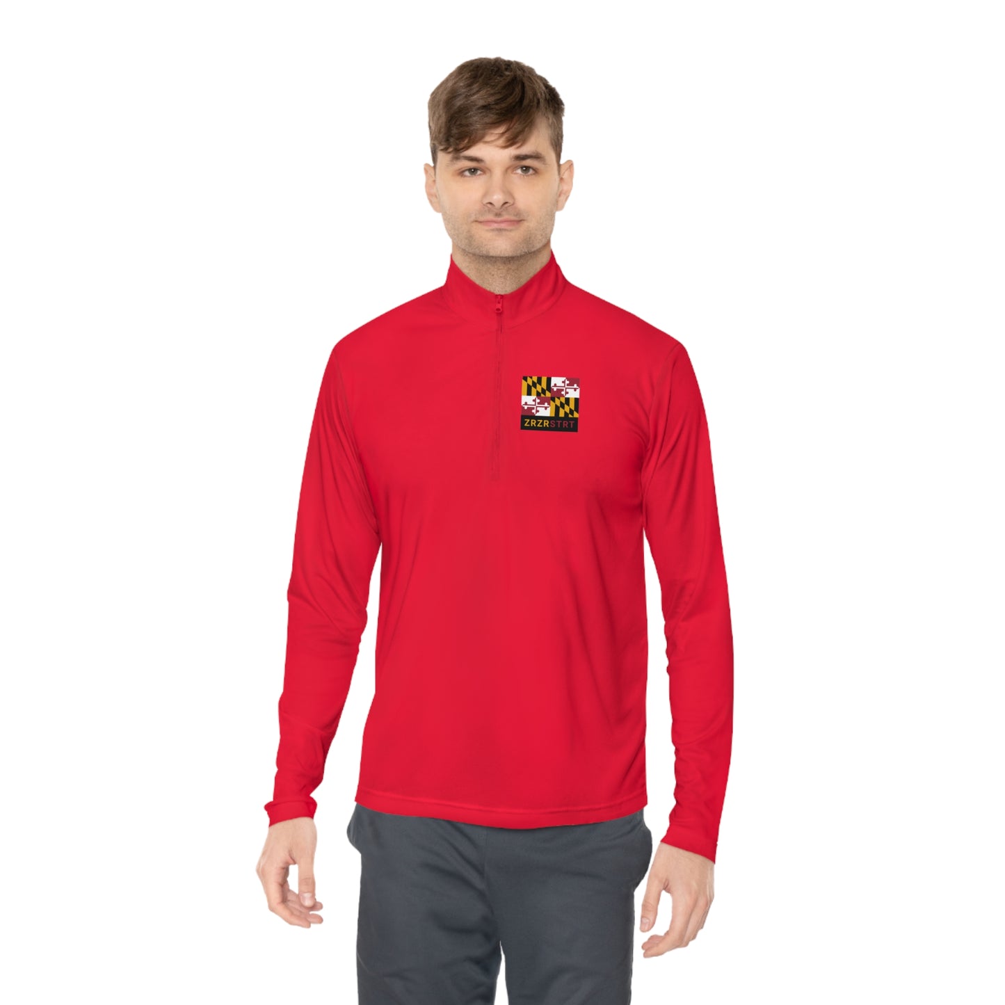 MARYLAND ZERO, ZERO, START, SPORT-TEK, Unisex Quarter-Zip Pullover