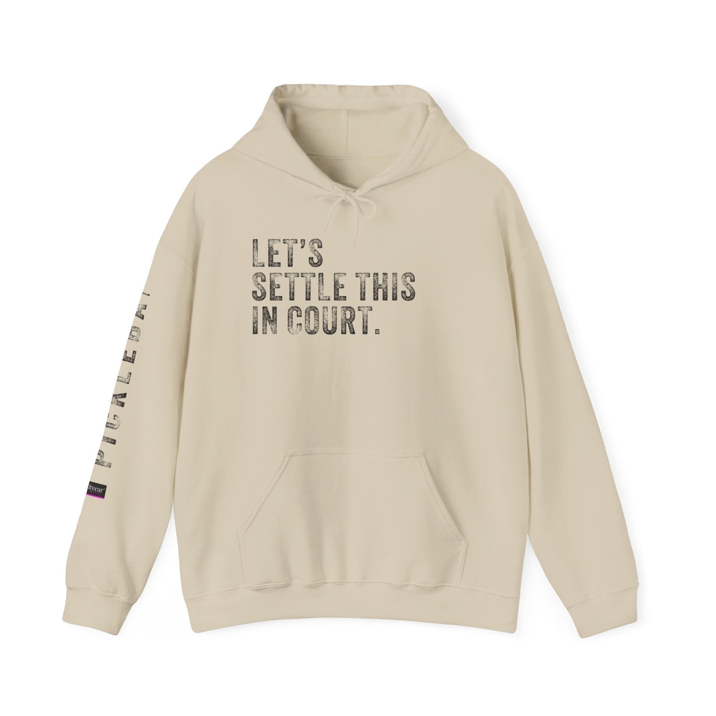 LET'S SETTLE THIS IN COURT, Unisex Heavy Blend™ Hooded Sweatshirt