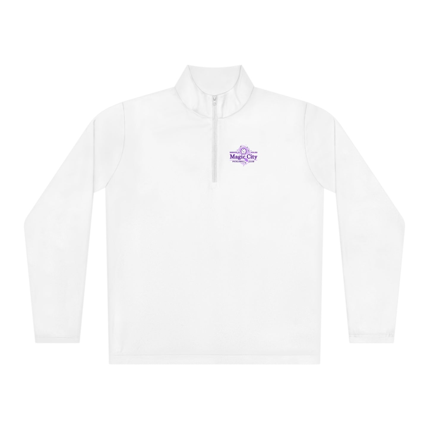 MCPC LOGO (FRONT & PICKLEBALL BACK) - Unisex Quarter-Zip Pullover