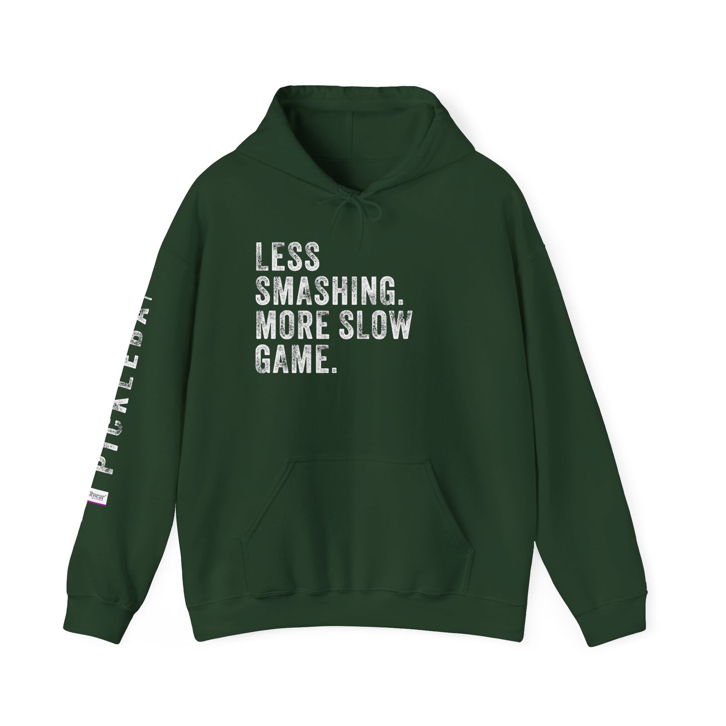LESS SMASHING. MORE SLOW GAME. Unisex Heavy Blend™ Hooded Sweatshirt