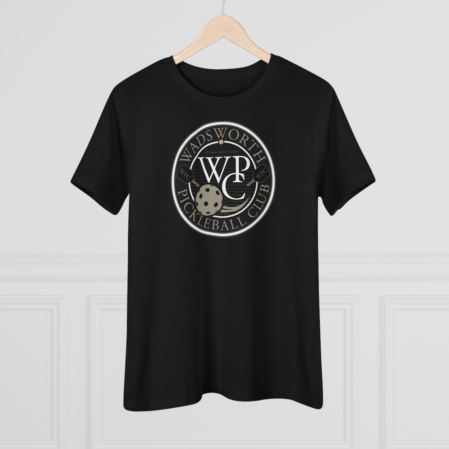 WPC GRAY WHITE, Relaxed Fit Women's T-shirt