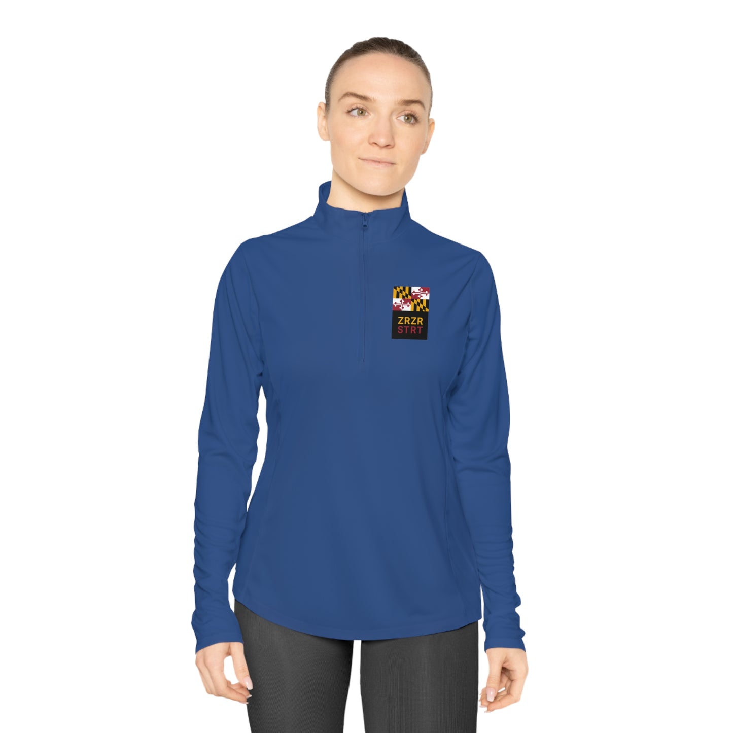 MARYLAND, ZERO, ZERO, STRT, WOMEN'S SPORT-TEK, Quarter-zip Pullover