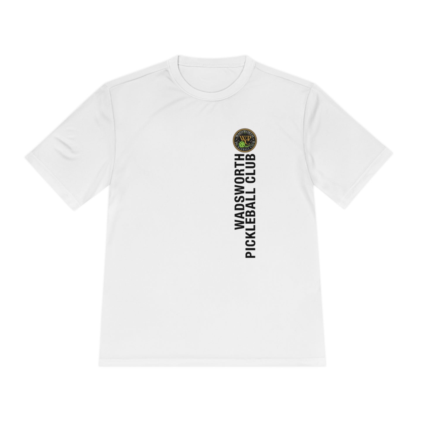WPC COLOR VERTICAL LOGO SPORT-TEK (FRONT & LOGO BACK) - Unisex Moisture Wicking Tee