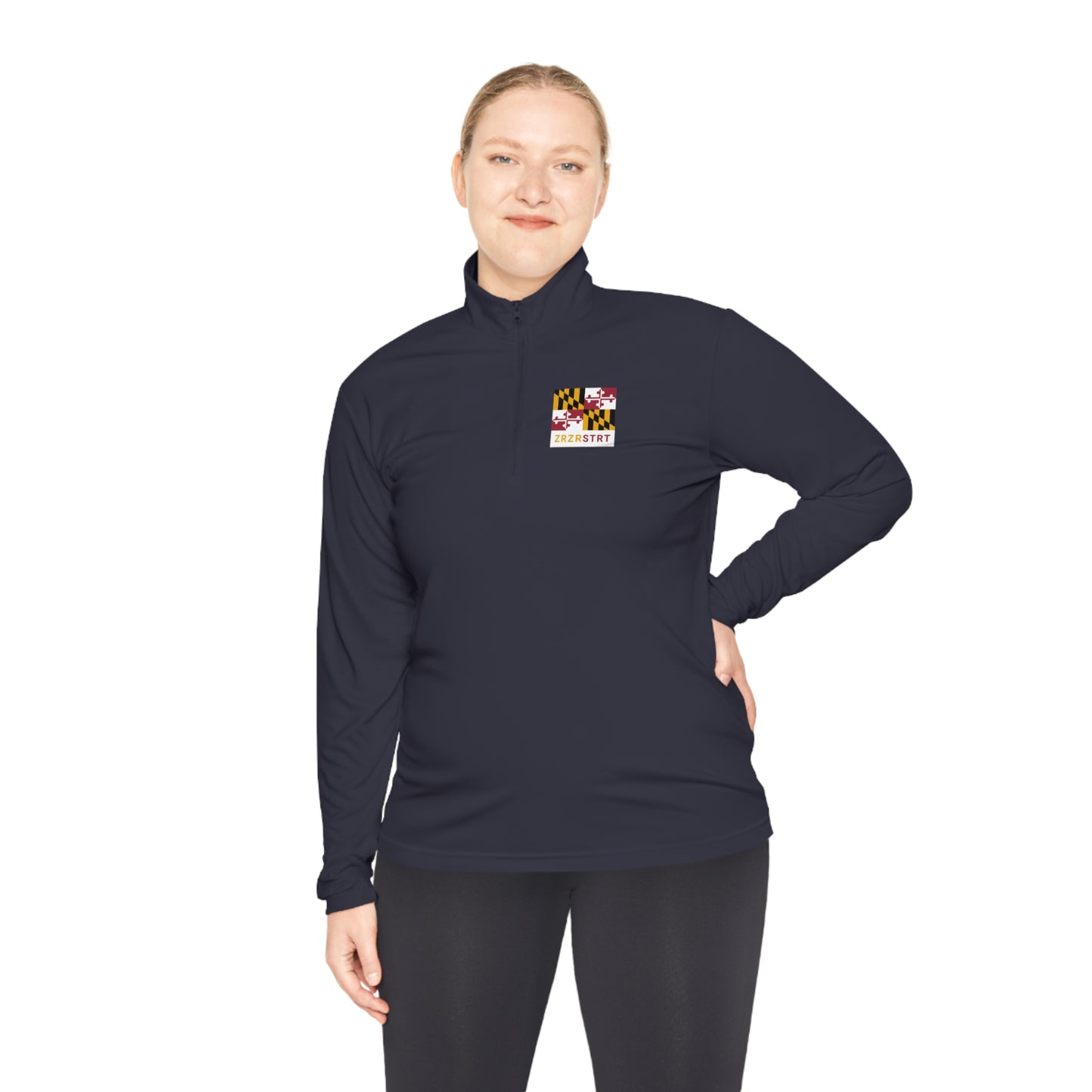MARYLAND ZERO, ZERO, START, SPORT-TEK, Unisex Quarter-Zip Pullover