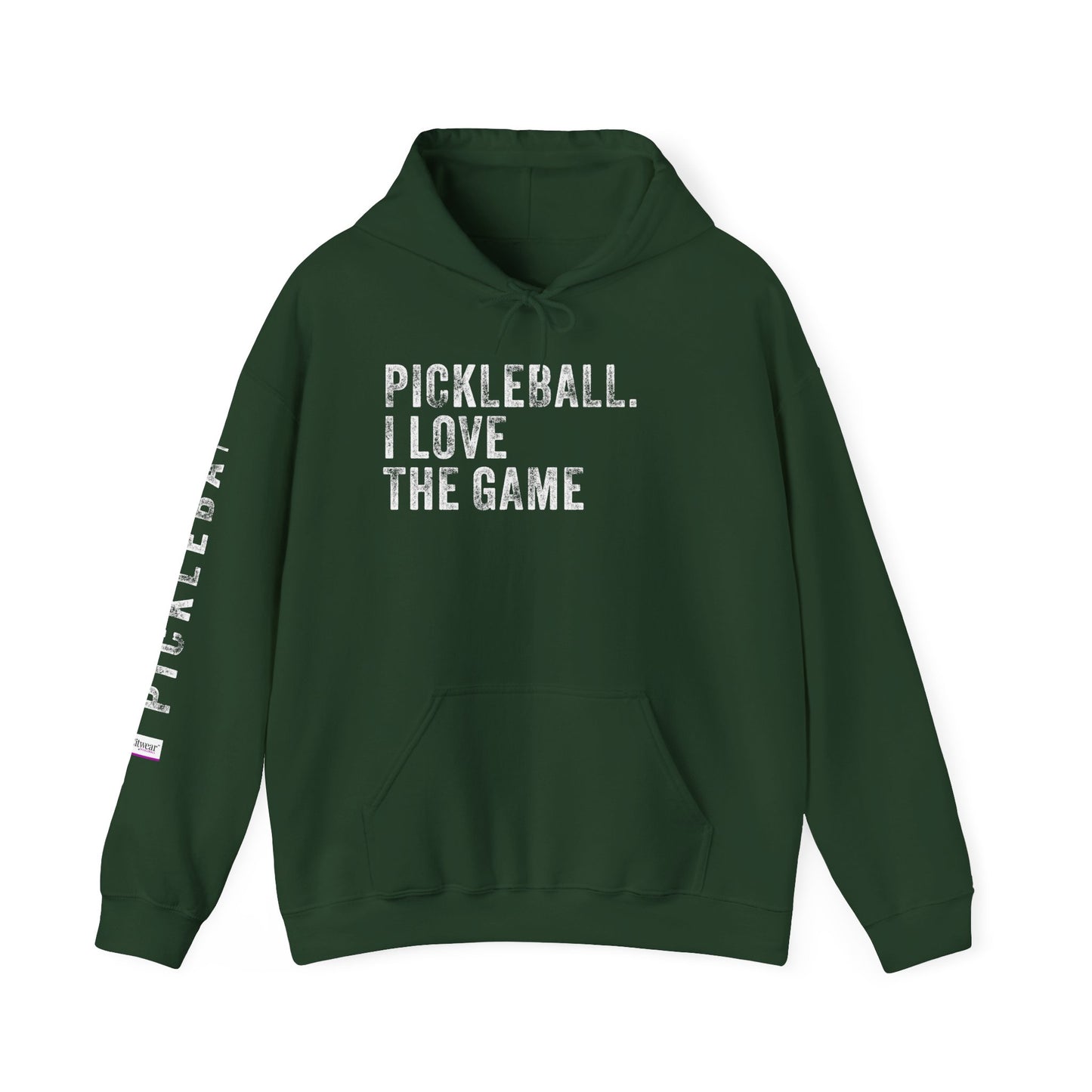 PICKLEBALL. I LOVE THE GAME. Unisex Heavy Blend™ Hooded Sweatshirt