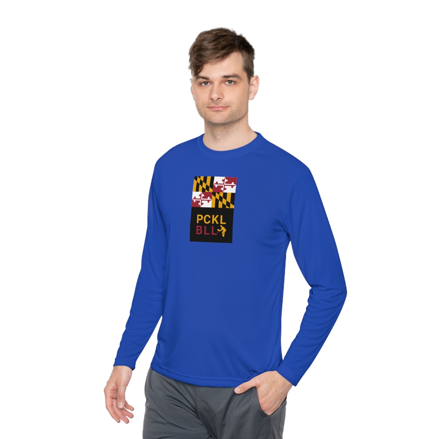MD FLAG, PCKL-BLL MAN ATHLETE-Unisex Lightweight Long Sleeve Tee