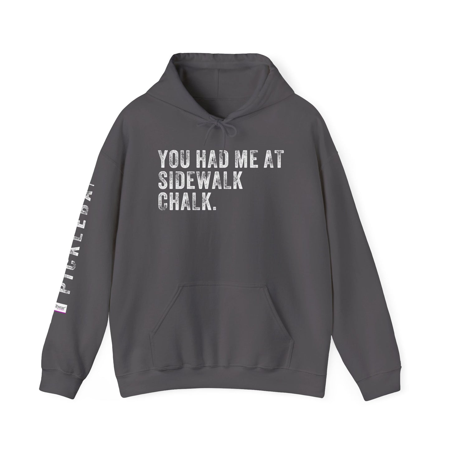 YOU HAD ME AT SIDEWALK CHALK, Unisex Heavy Blend™ Hooded Sweatshirt