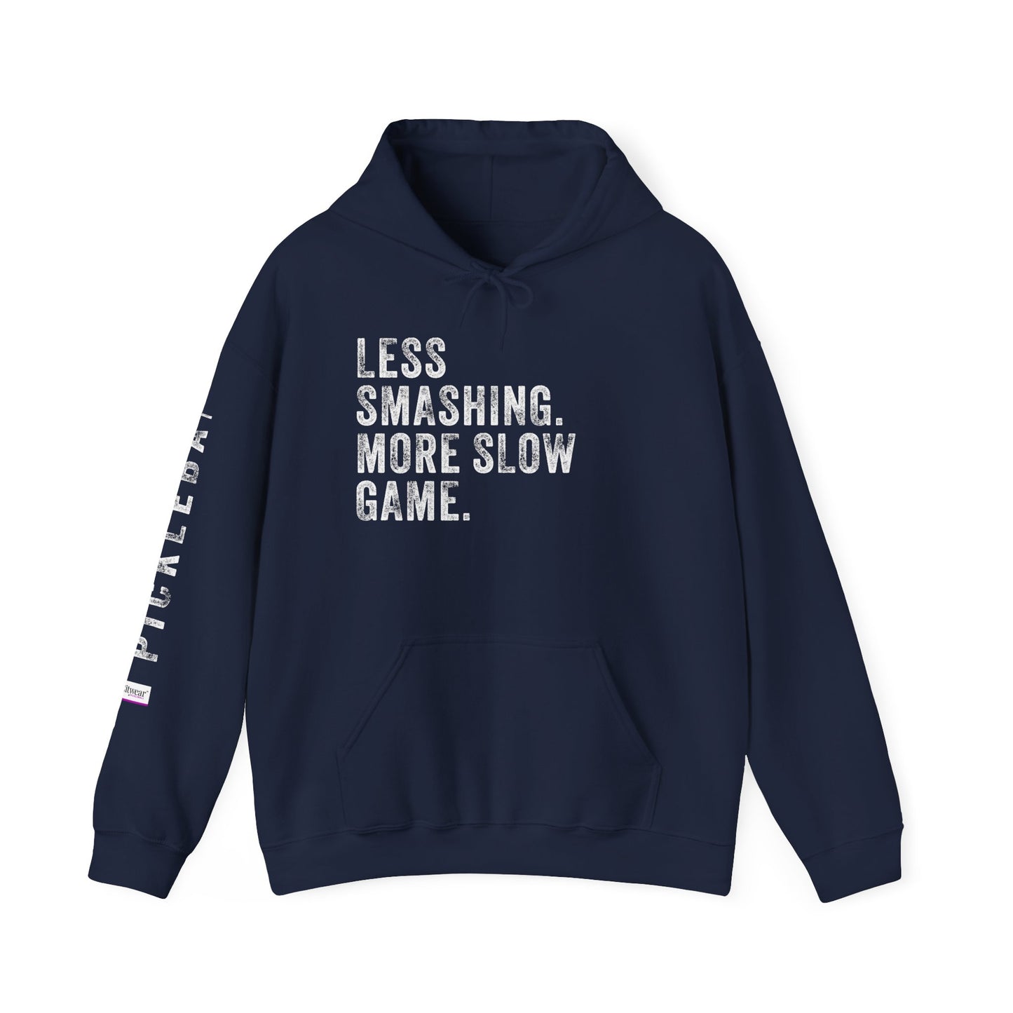 LESS SMASHING. MORE SLOW GAME. Unisex Heavy Blend™ Hooded Sweatshirt