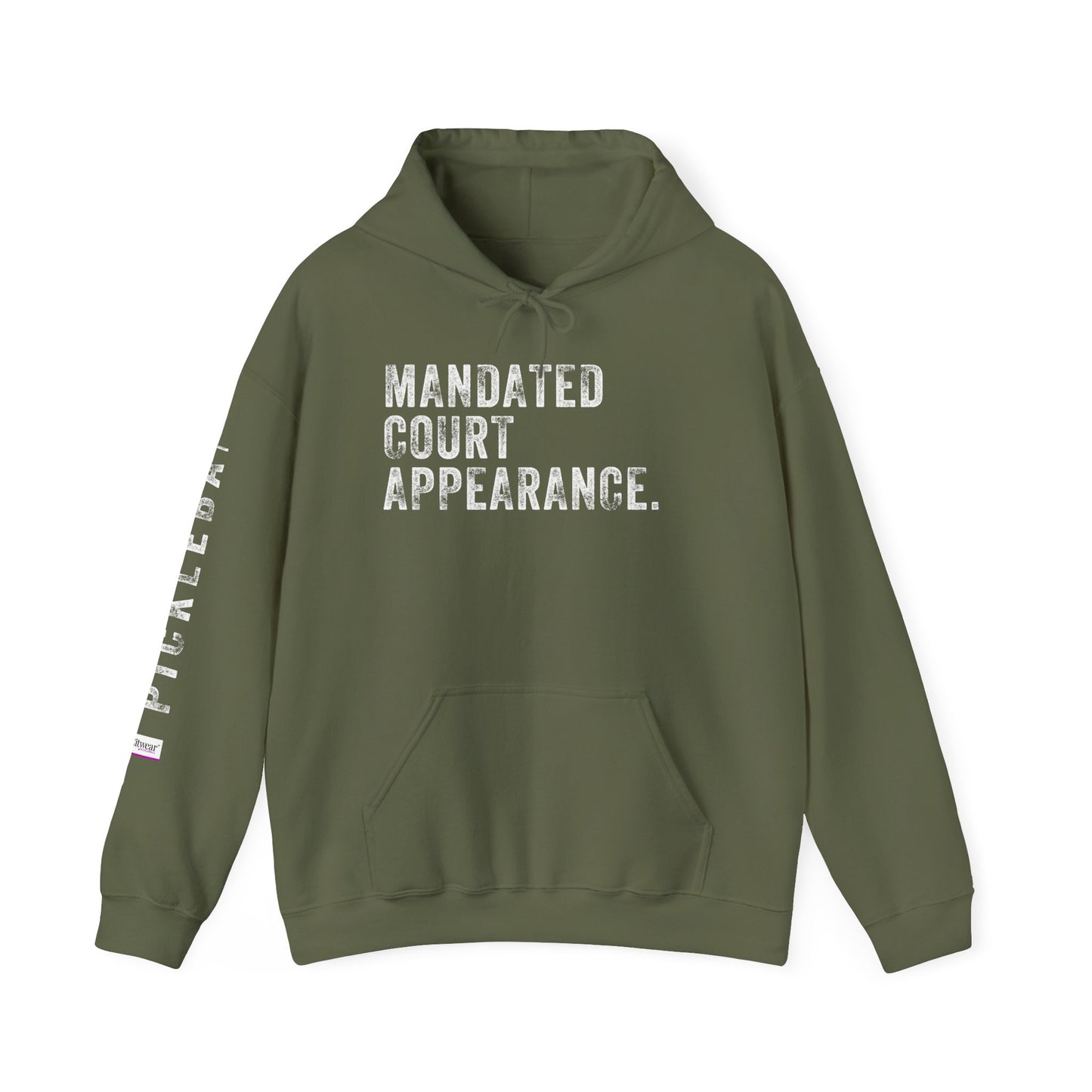 MANDATED COURT APPEARANCE, Unisex Heavy Blend™ Hooded Sweatshirt