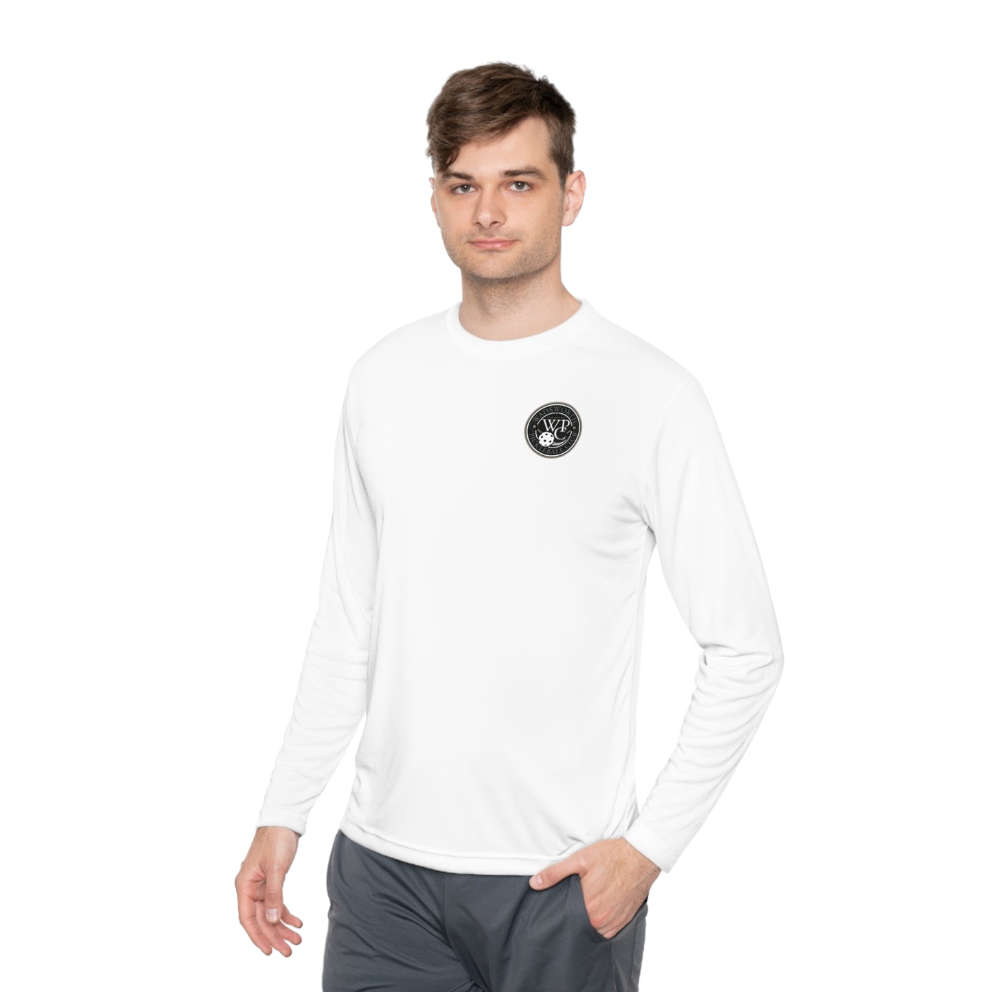 WPC GRAY LOGO SPORT-TEK (FRONT & BACK) - Unisex Lightweight Long Sleeve Tee